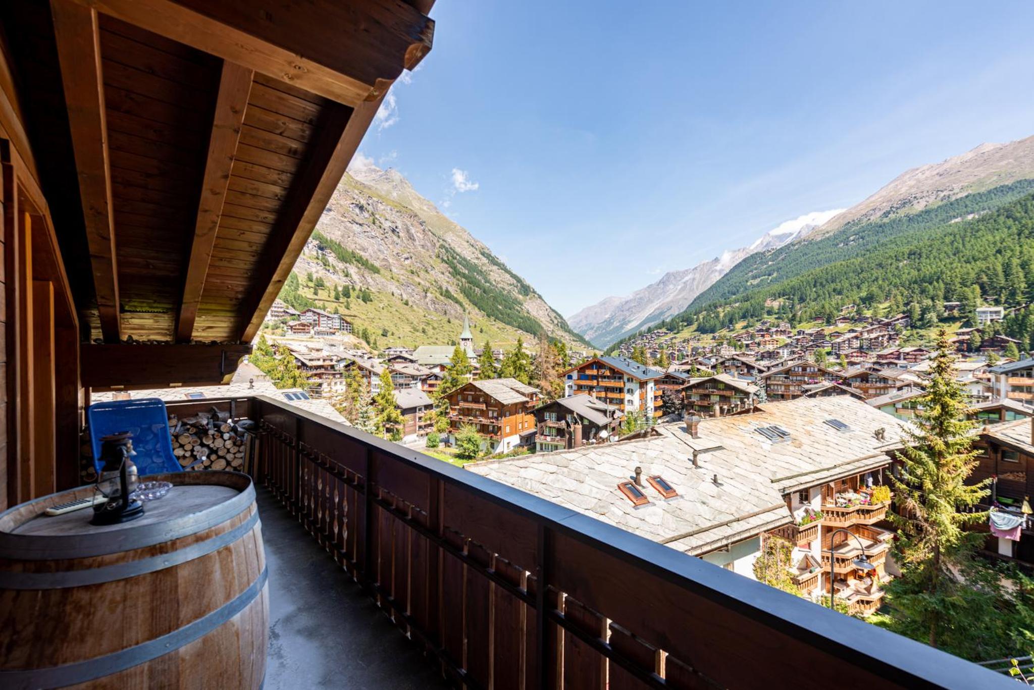 Dachwohnung Balma-great overview of Zermatt