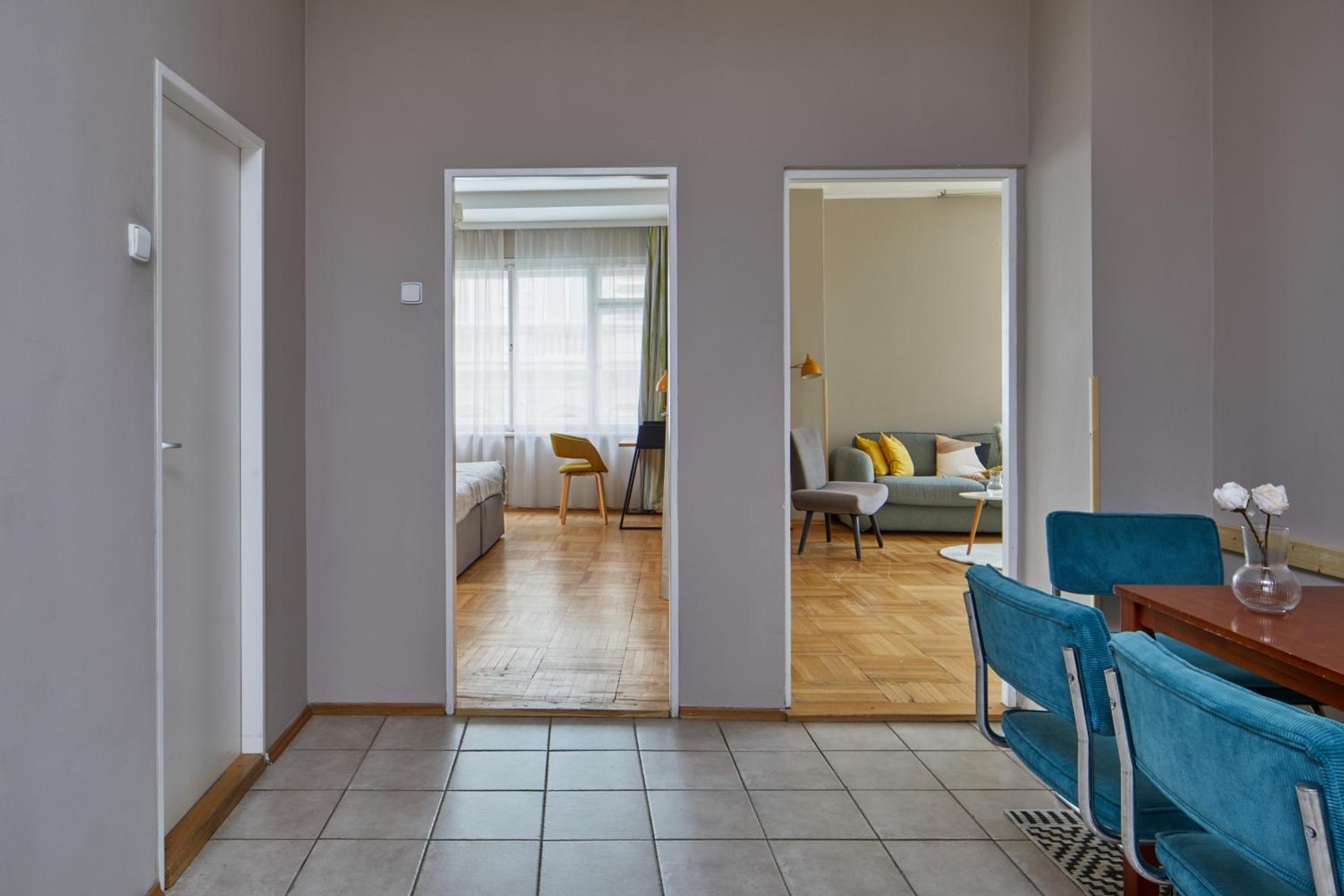 Mid-Century Modern Flat in New Town by Prague Days
