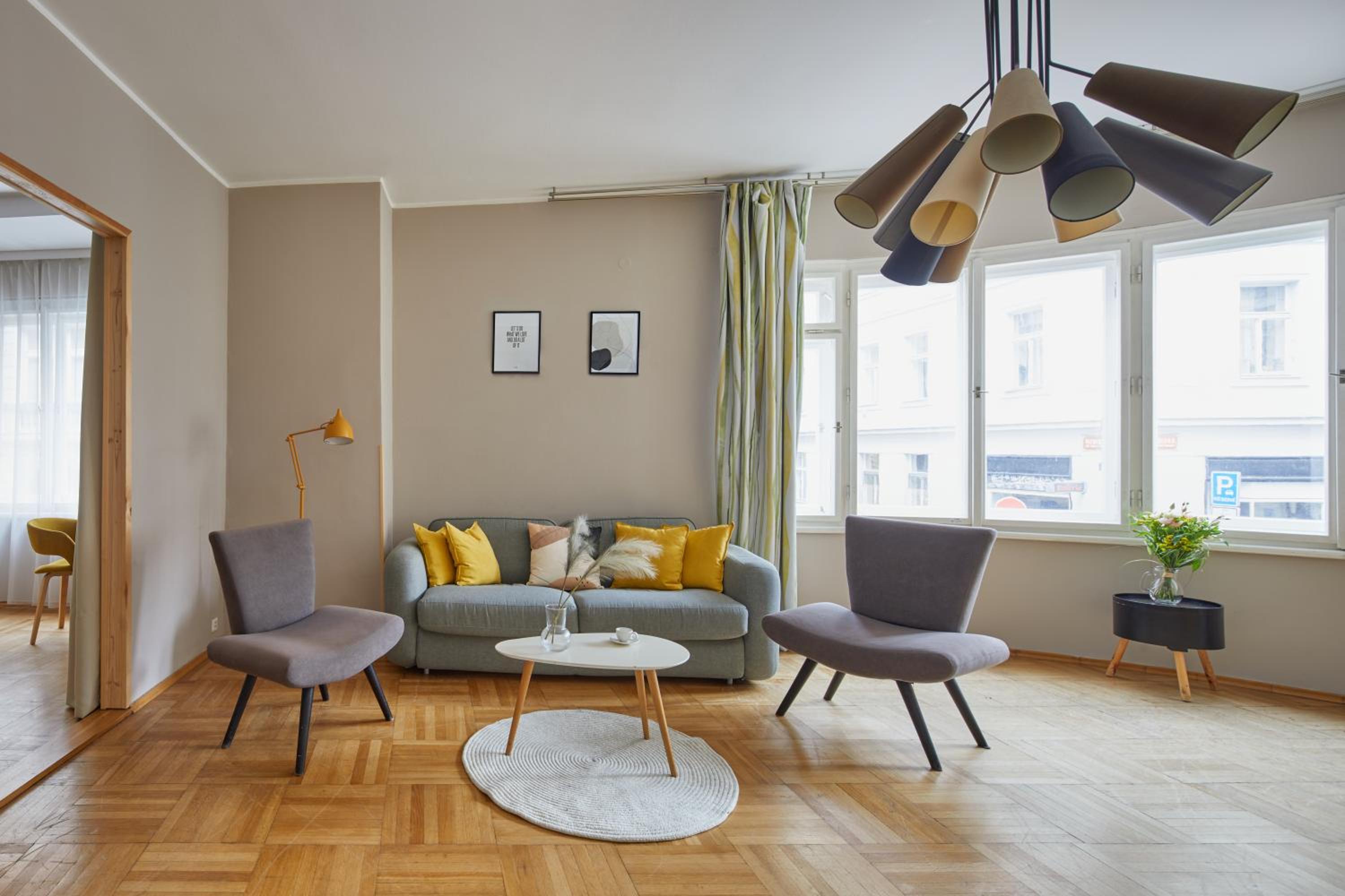 Mid-Century Modern Flat in New Town by Prague Days