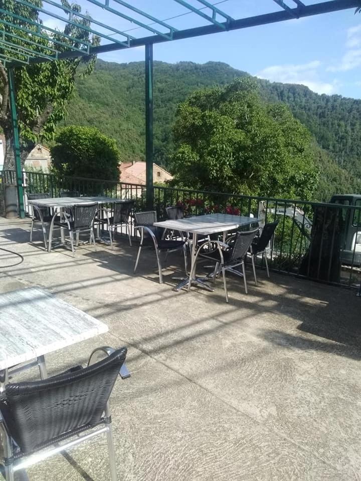 outdoor BBQ area