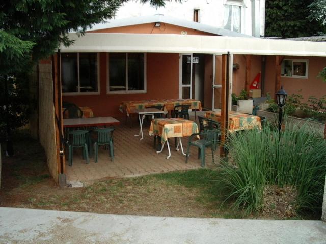 outdoor BBQ area