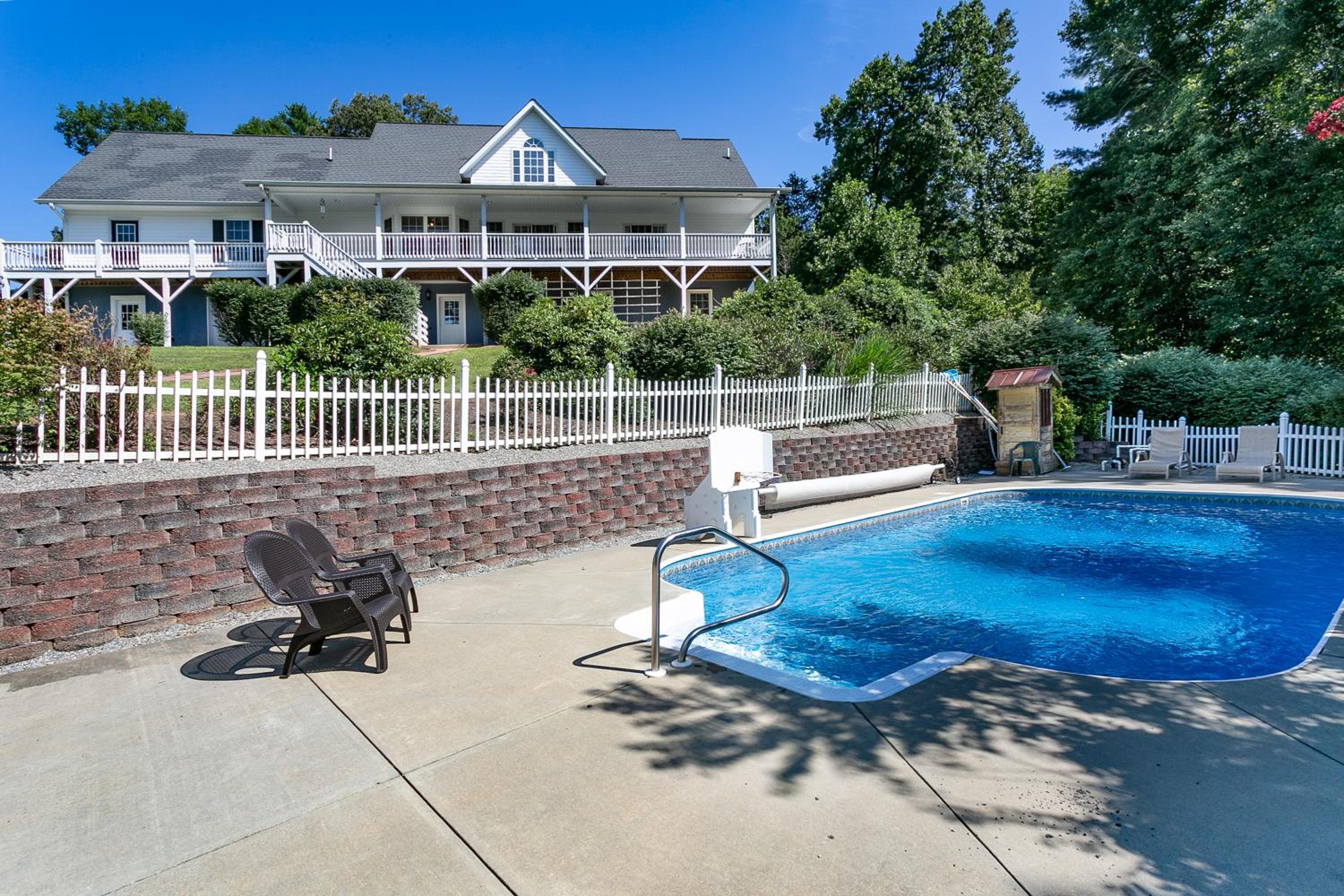 Newly Renovated Luxe Home near Asheville | Pool, Hot Tub, Theater & Games!