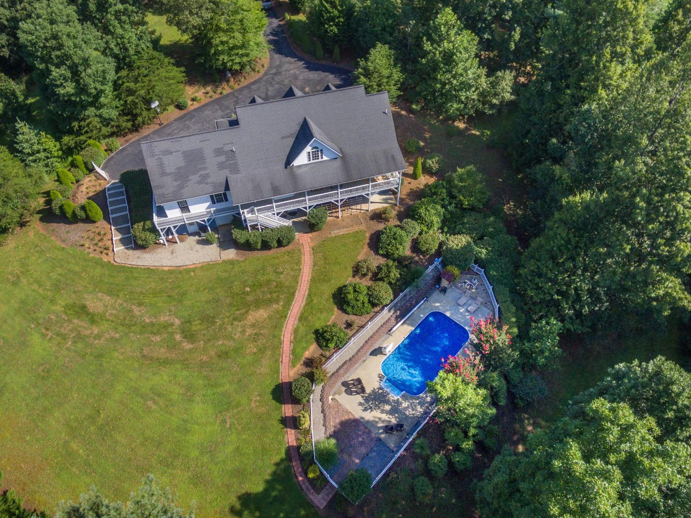Newly Renovated Luxe Home near Asheville | Pool, Hot Tub, Theater & Games!