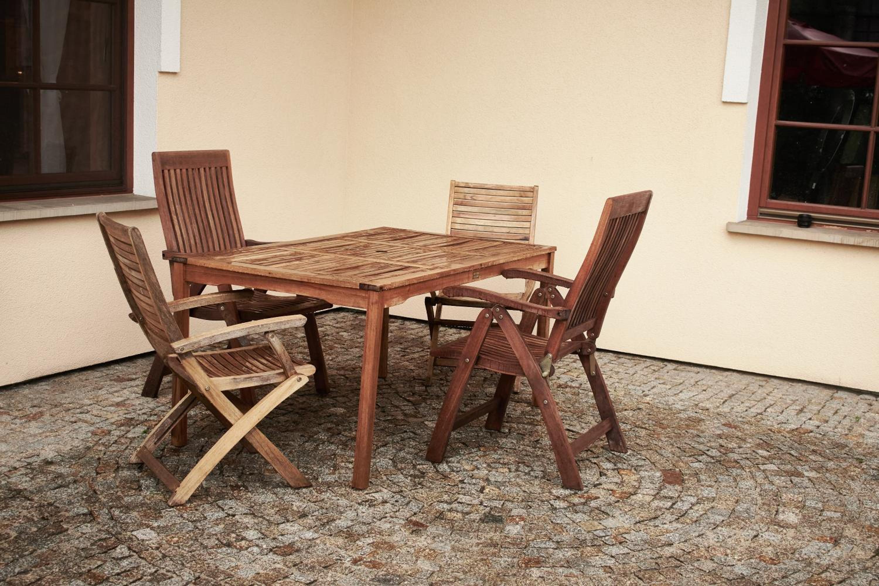 outdoor BBQ area