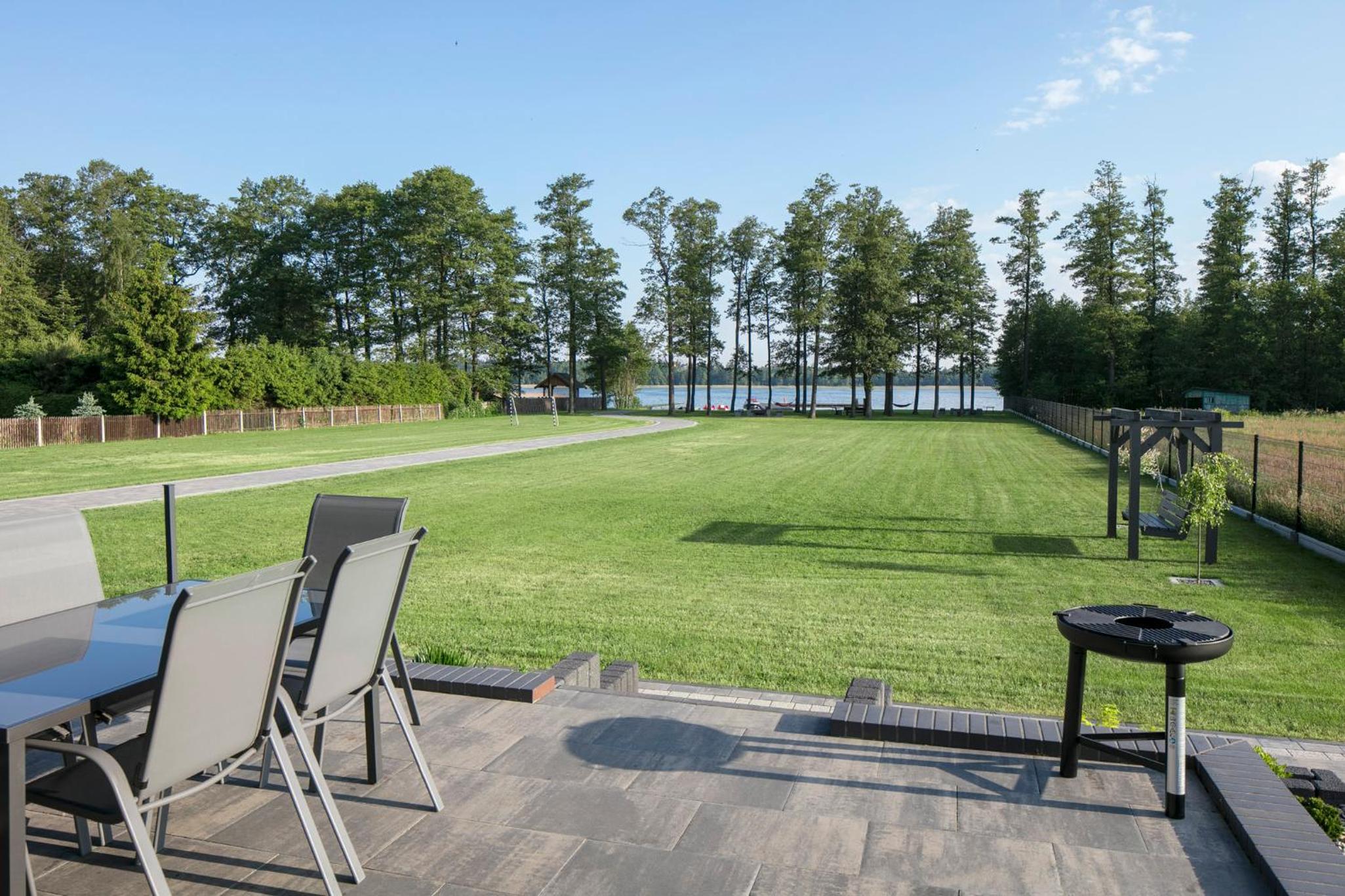 outdoor BBQ area
