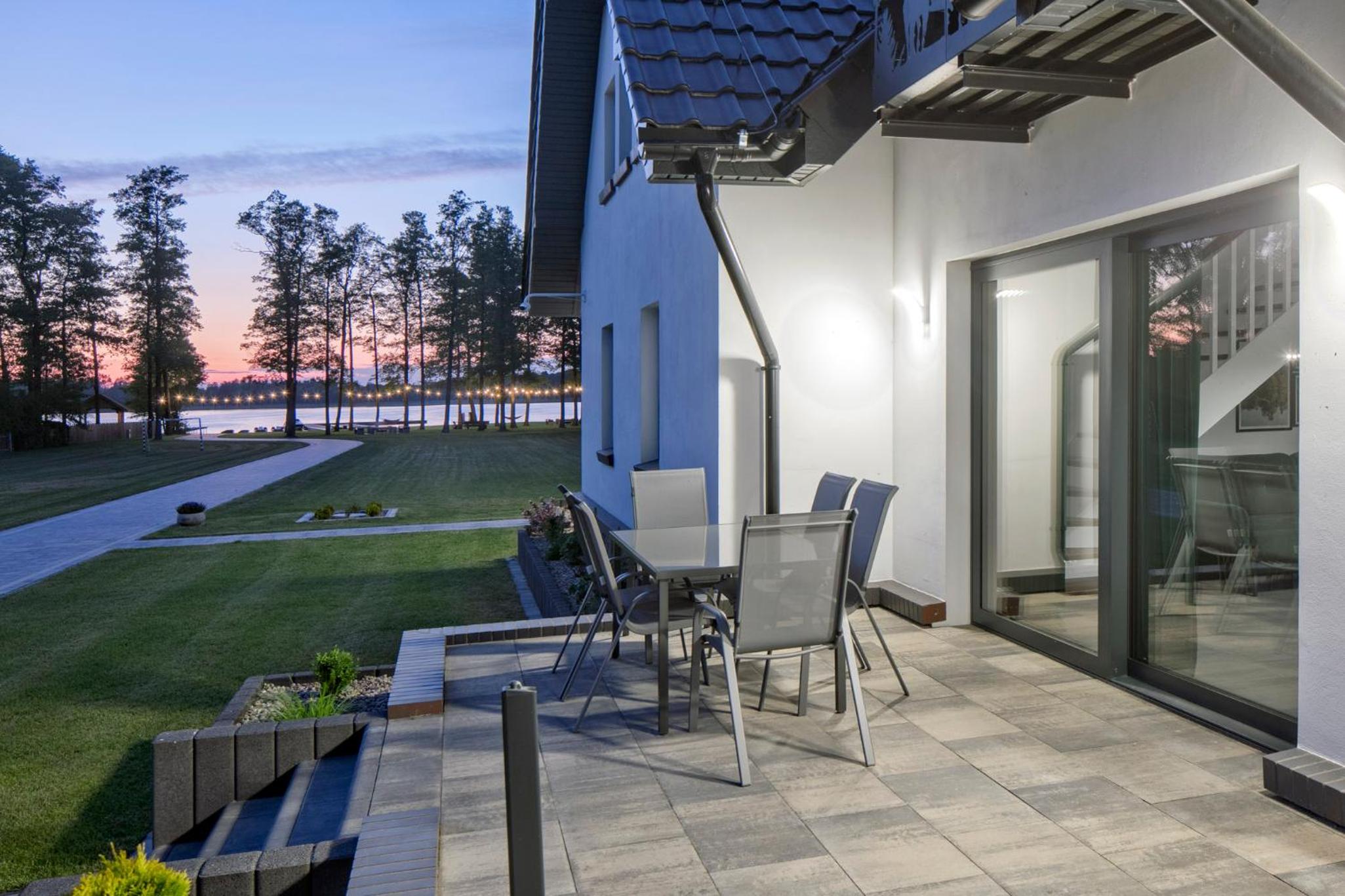 outdoor BBQ area