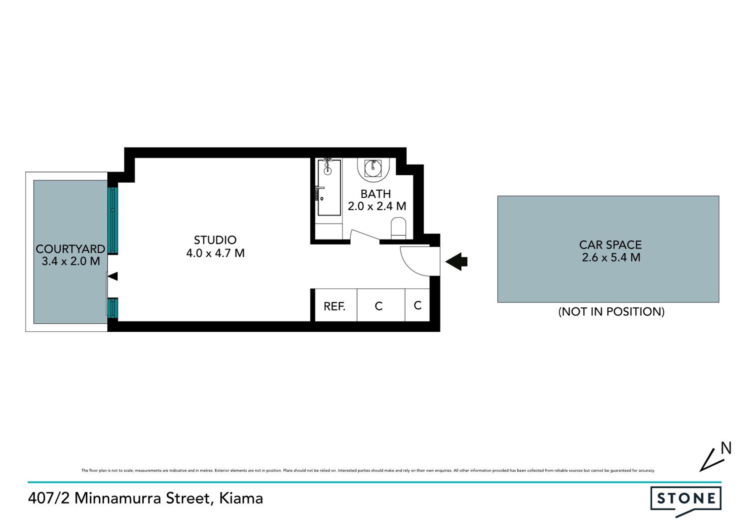 Harbourside Studio Apartment view 3