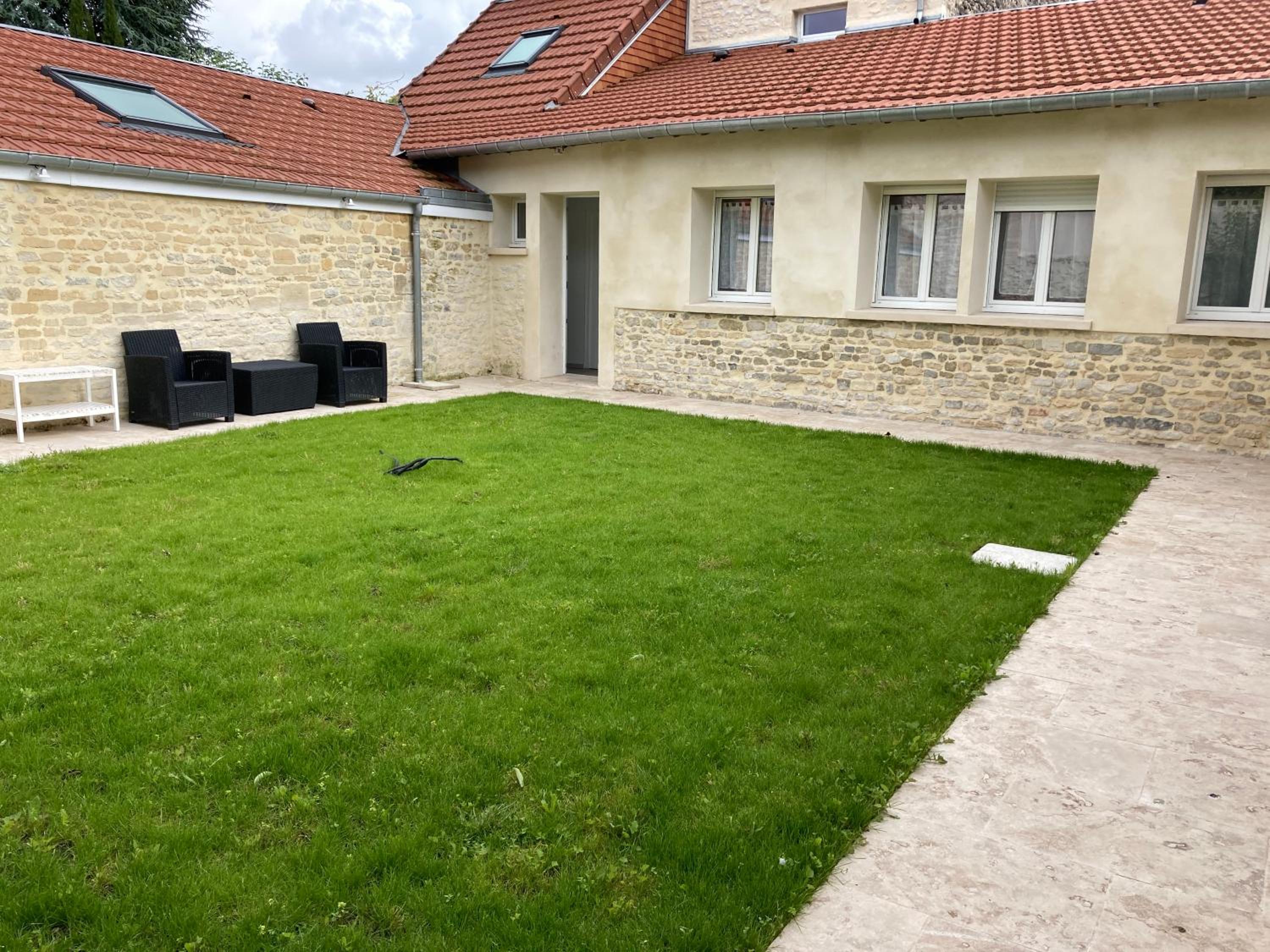 outdoor BBQ area