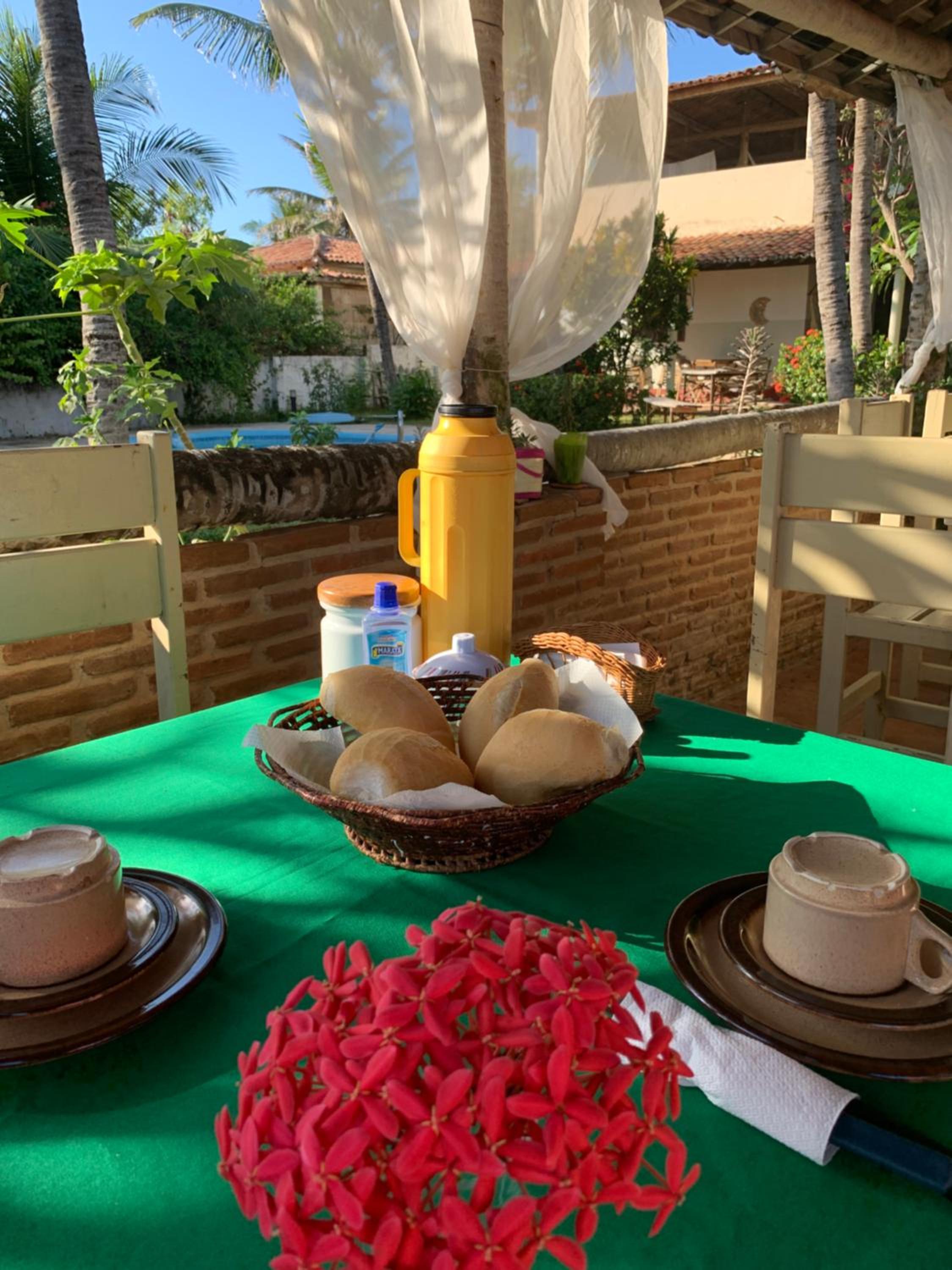 outdoor BBQ area