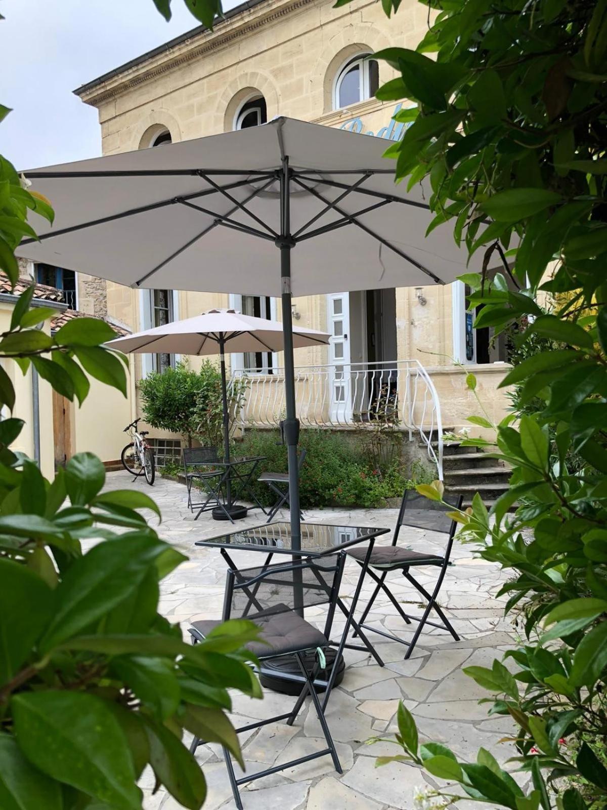 outdoor BBQ area