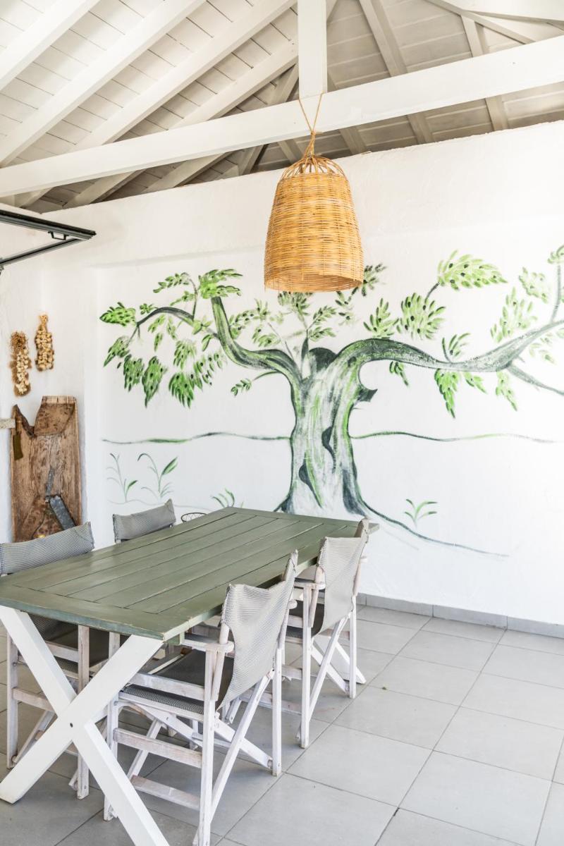 outdoor BBQ area
