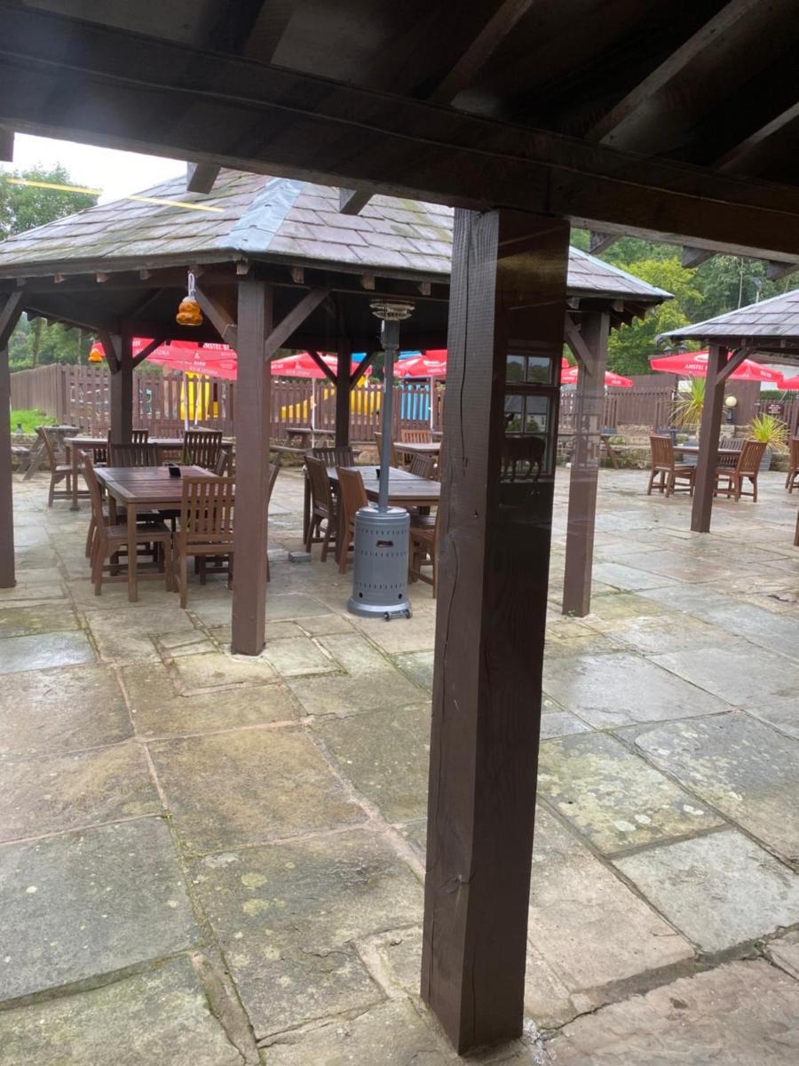 outdoor BBQ area