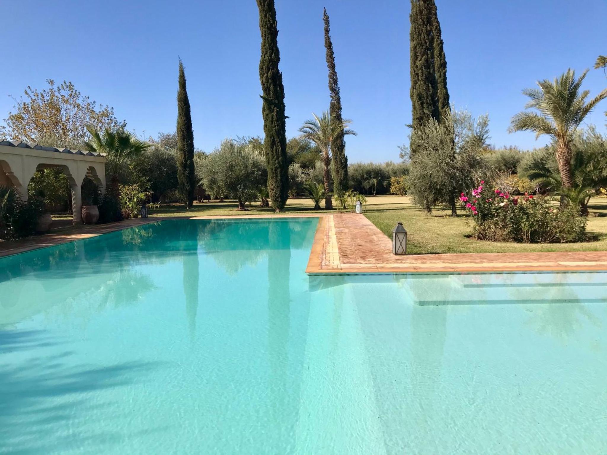 Privat Villa in Marrakesch with Pool & Garten view 3