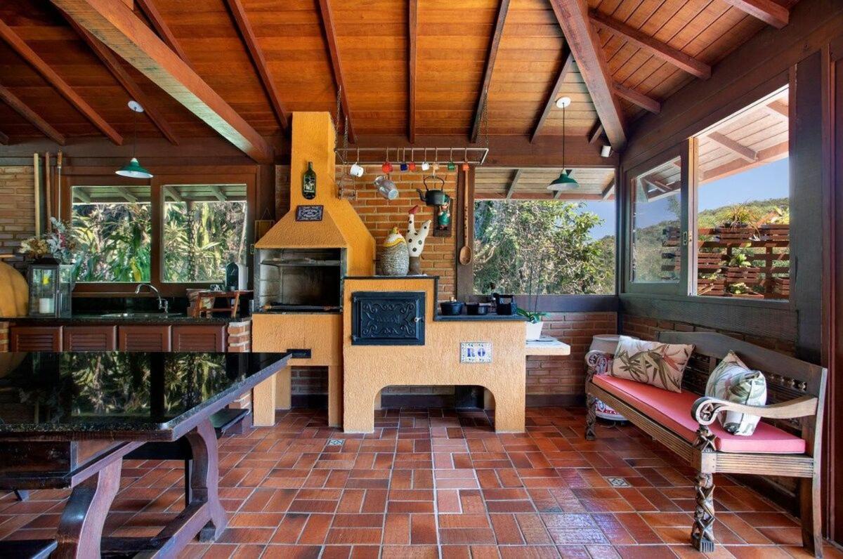 Casa Serrana, piscina aquecida, A/C quente-frio