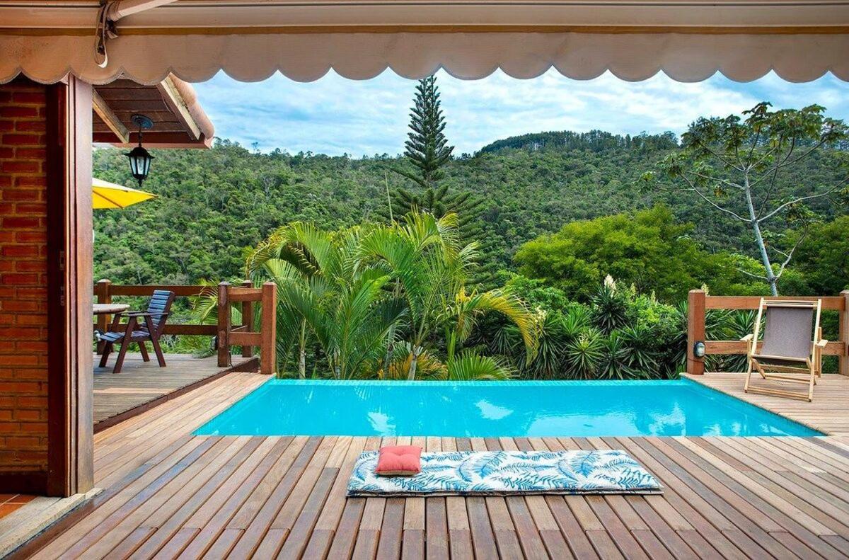 Casa Serrana, piscina aquecida, A/C quente-frio