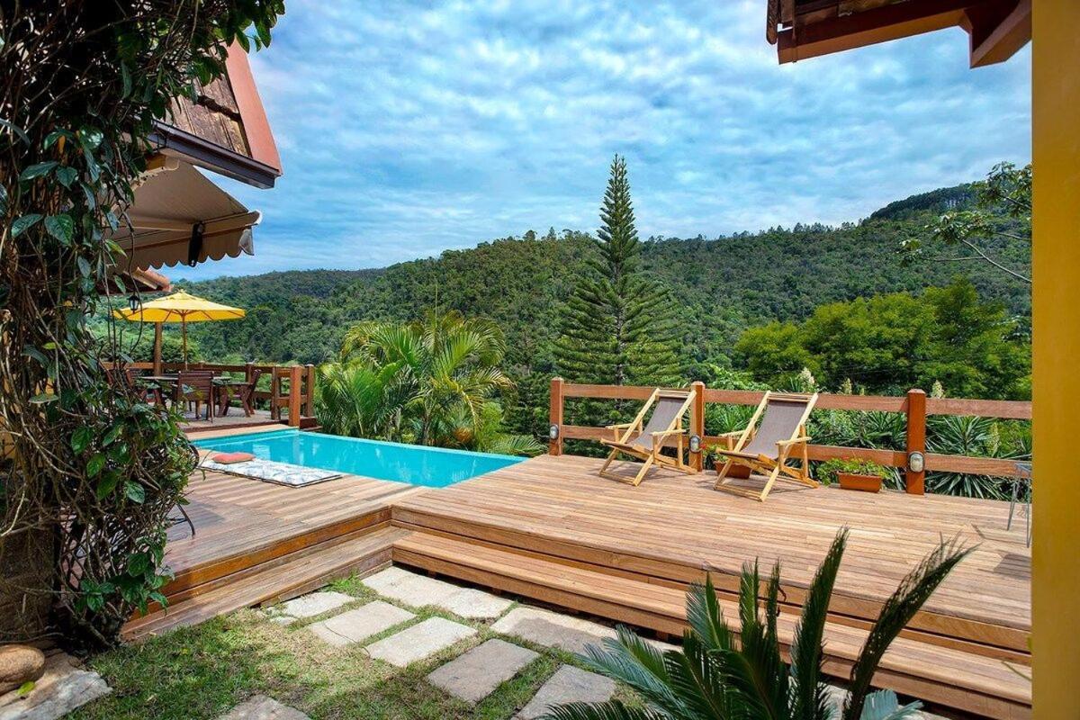 Casa Serrana, piscina aquecida, A/C quente-frio