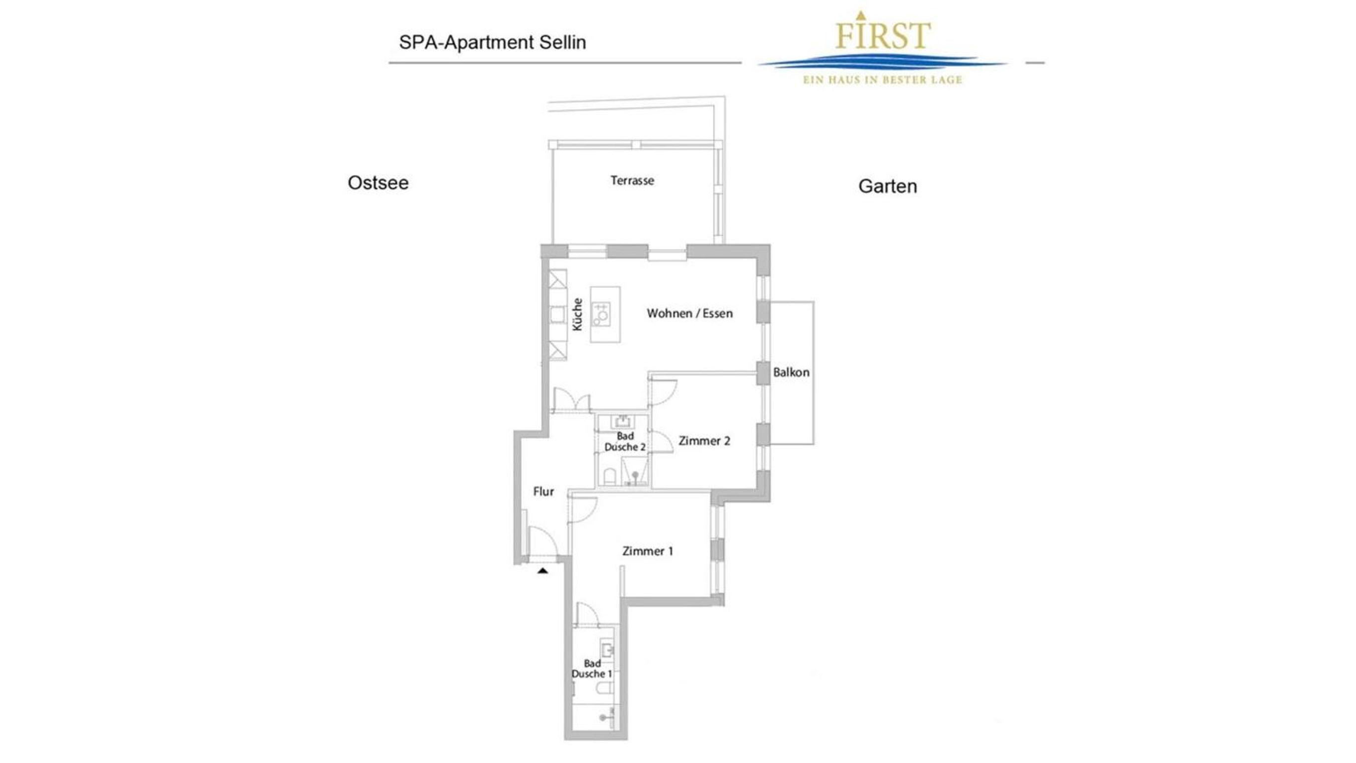 SPA Apartment FIRST Sellin