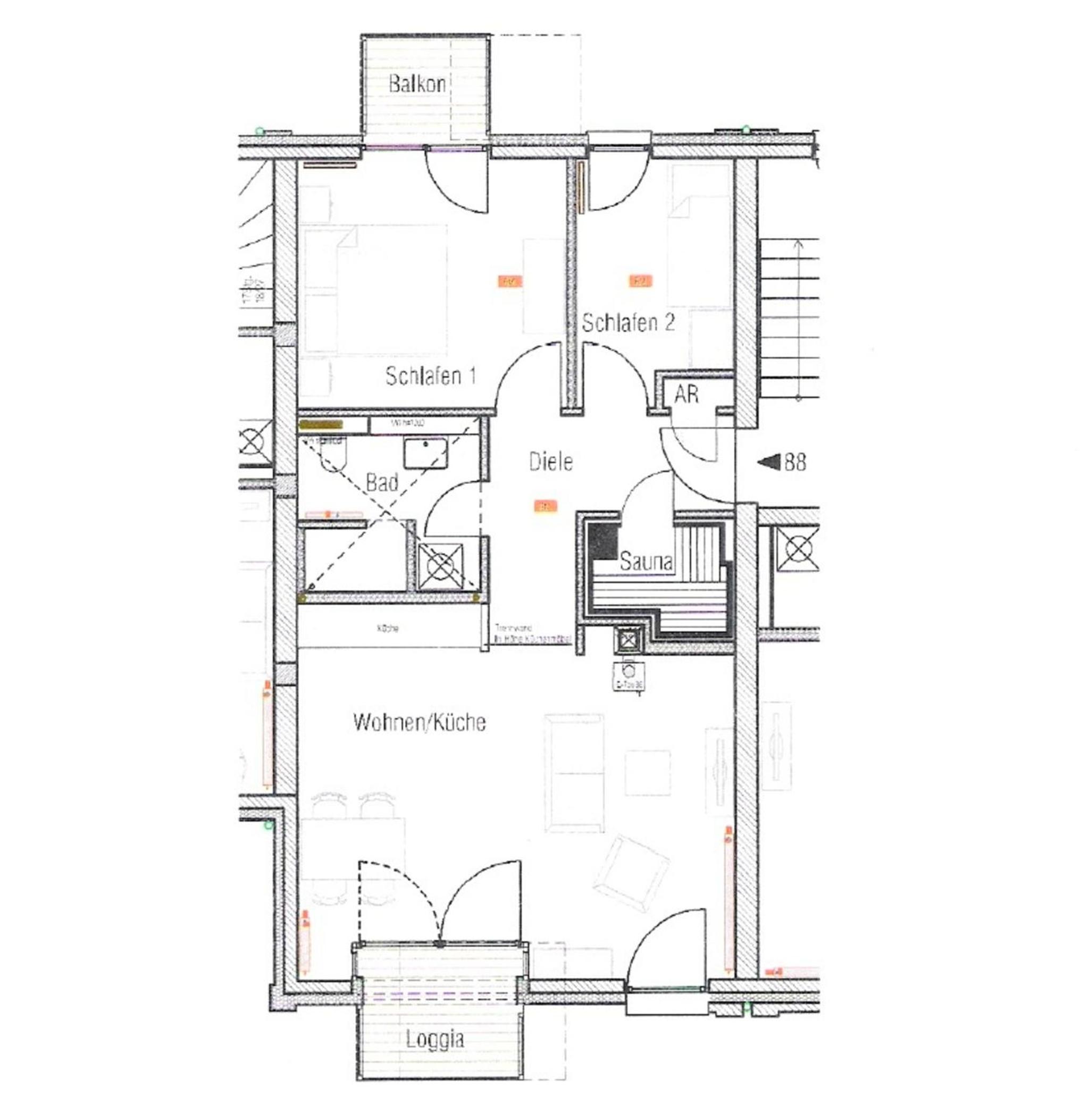 Ostsee - Appartement Nr 87a