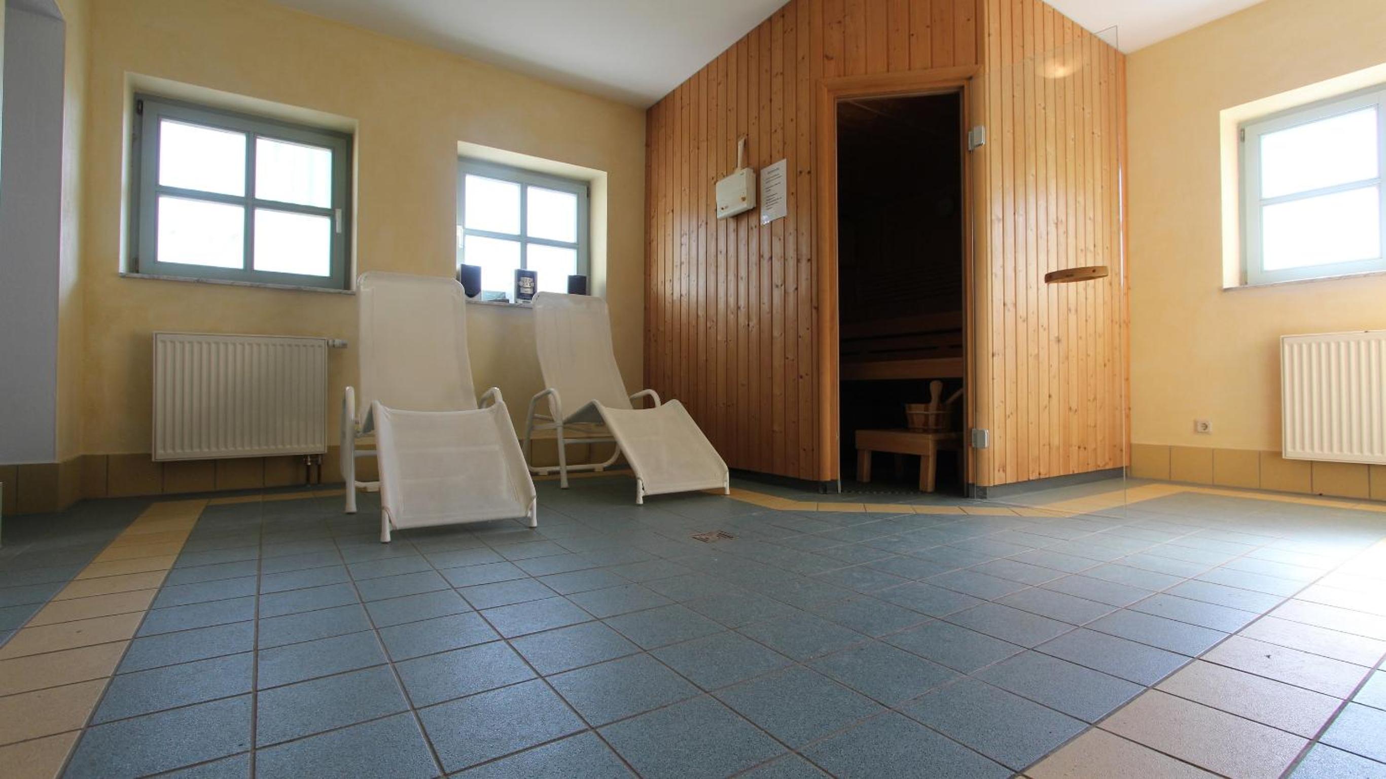Südstrand ,Meerblick,Schwimmbadnutzung inklusive, hauseigene Sauna
