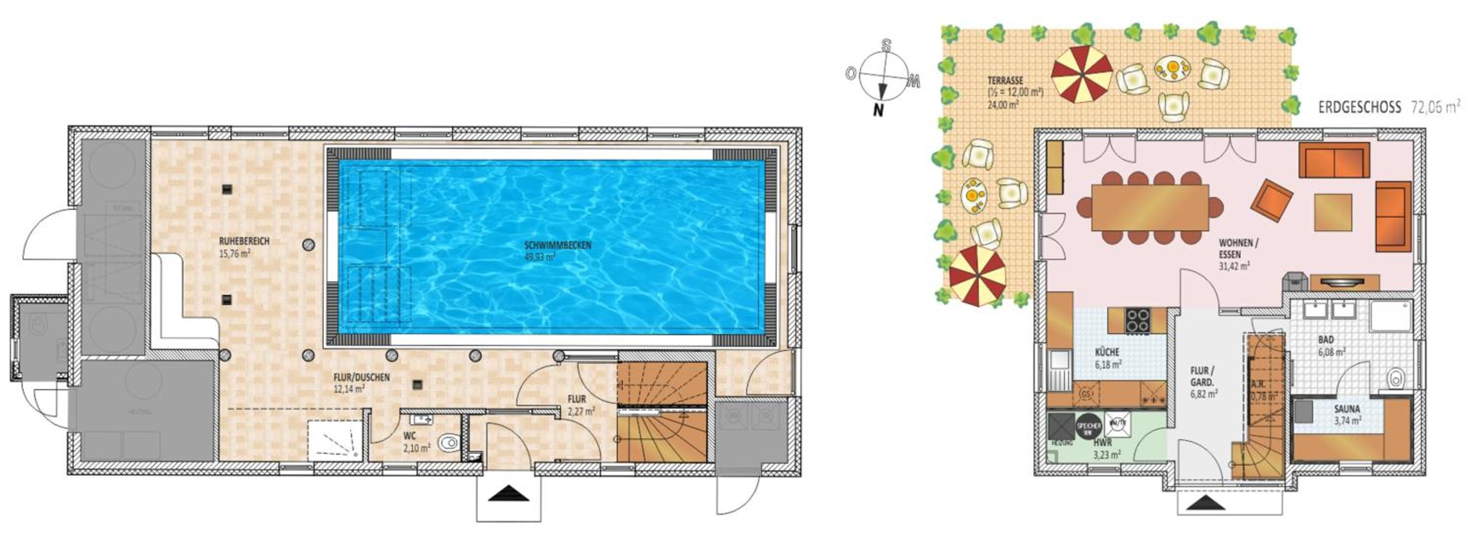 C 8 Reethaus REMY -Luxus mit Schwimmbad Dampfbad und Saunen und großen Grundstück exklusiv