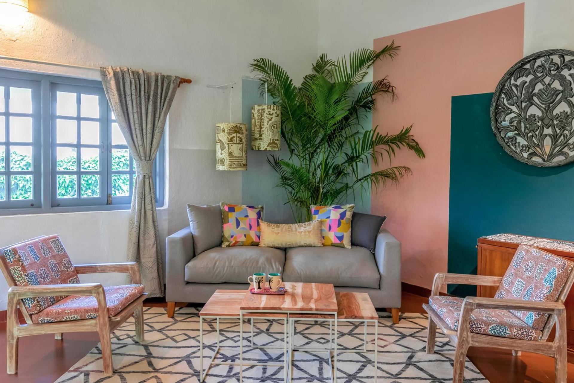 StayVista at Boho Banyan with Pvt Pool & Garden view 3