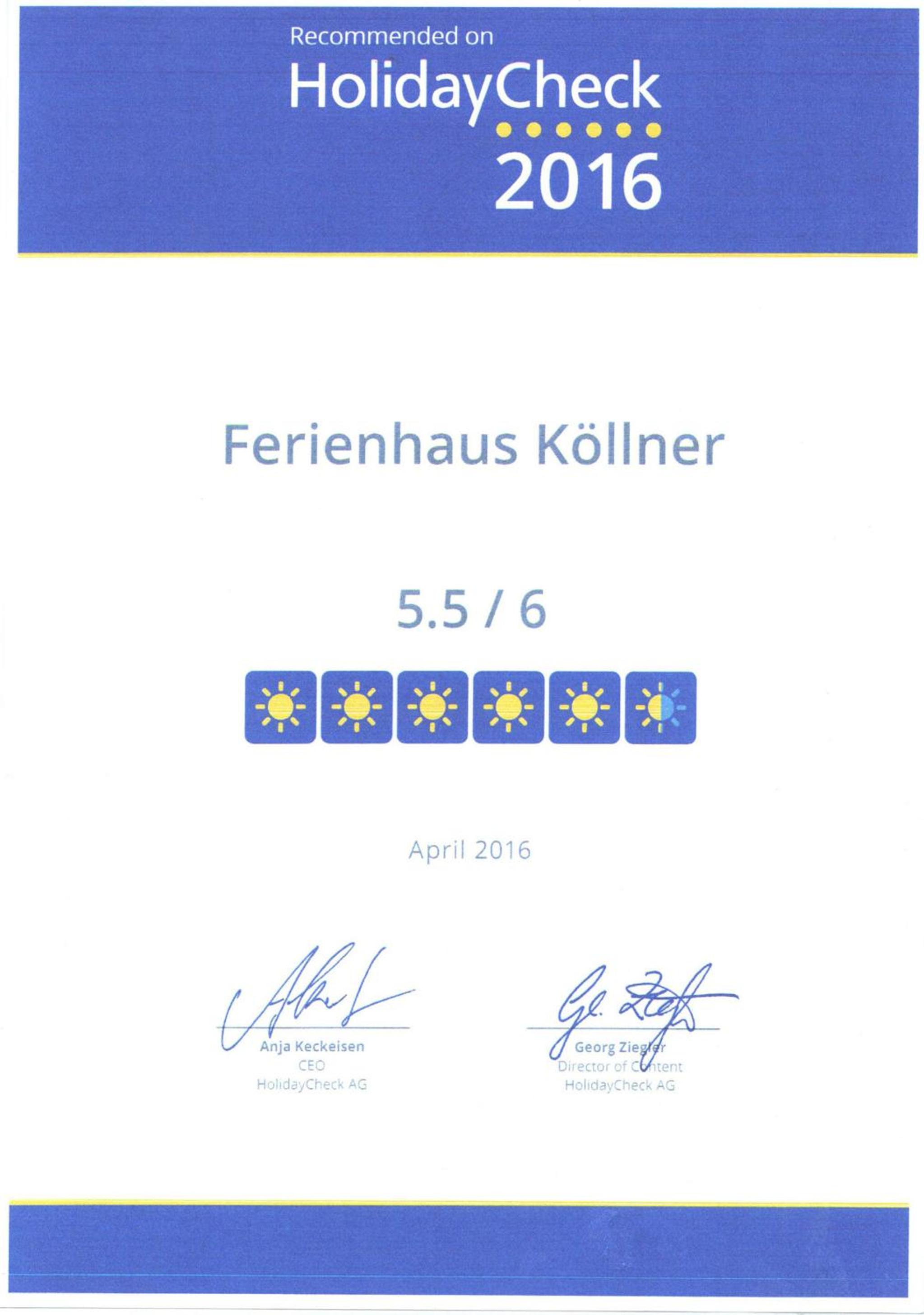 Ferienhaus Köllner