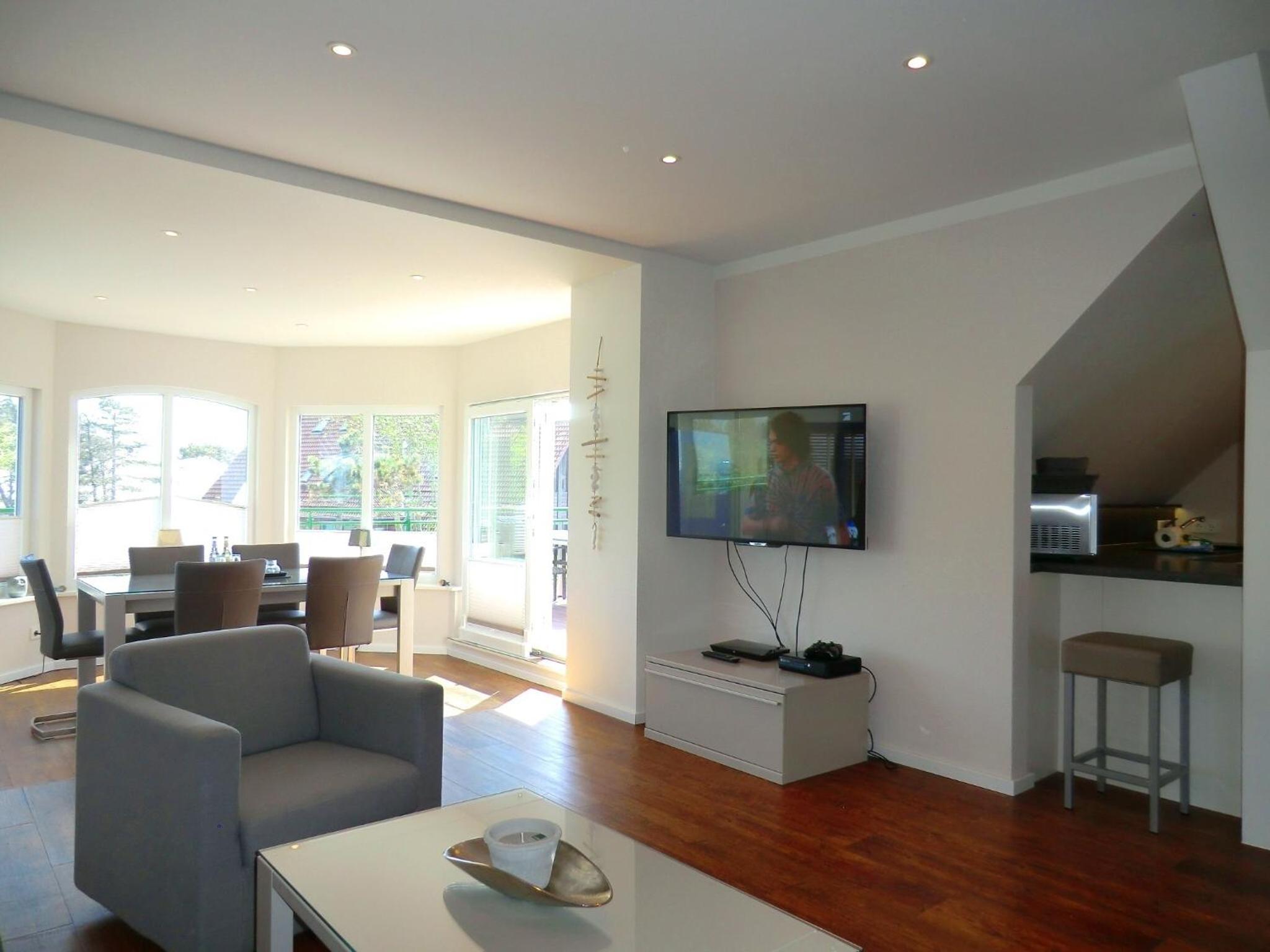 Luxus-Penthouse am Strand, mit Traum-Meerblick, Dachterrasse und Sauna view 2