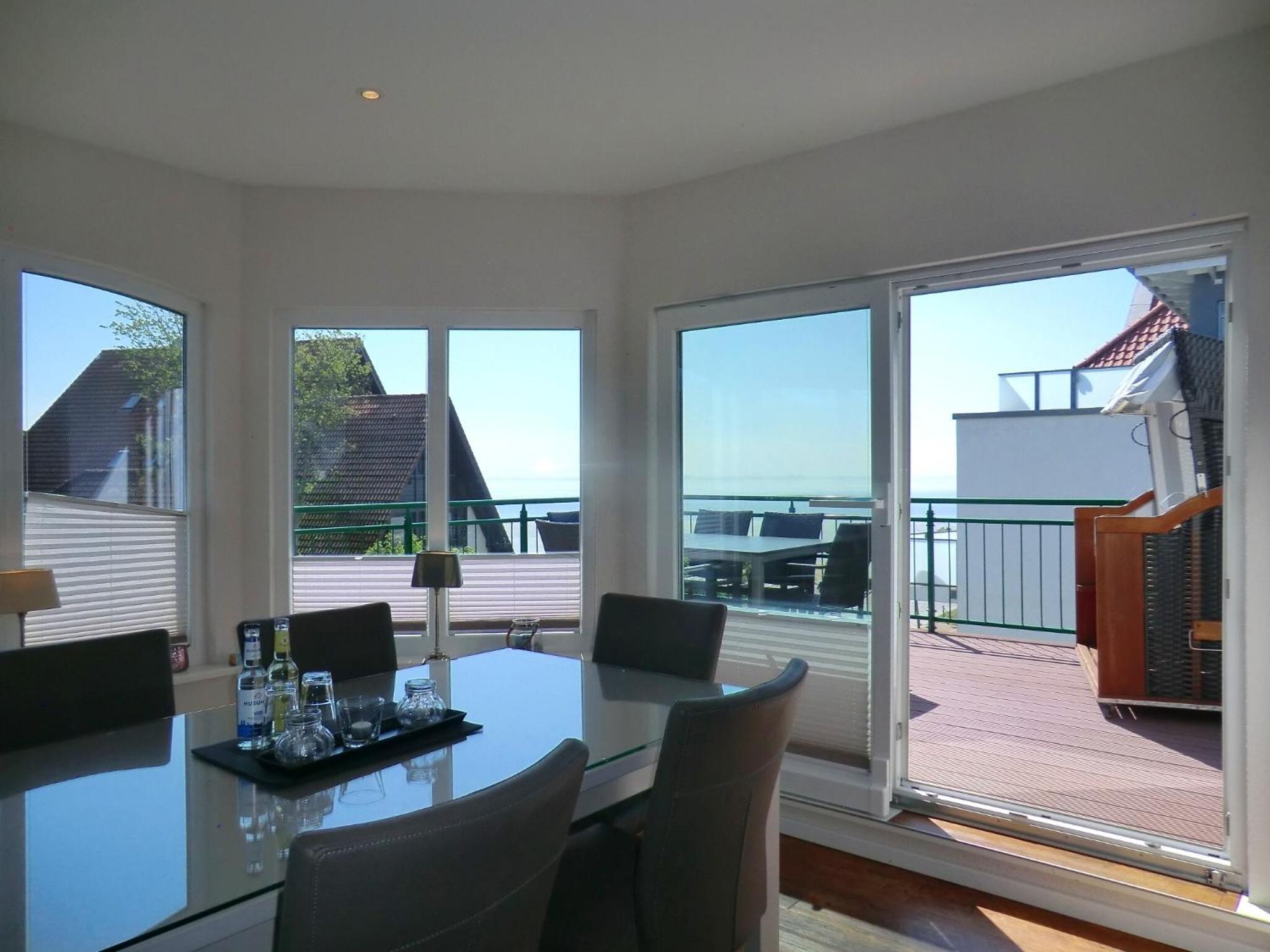 Luxus-Penthouse am Strand, mit Traum-Meerblick, Dachterrasse und Sauna view 4