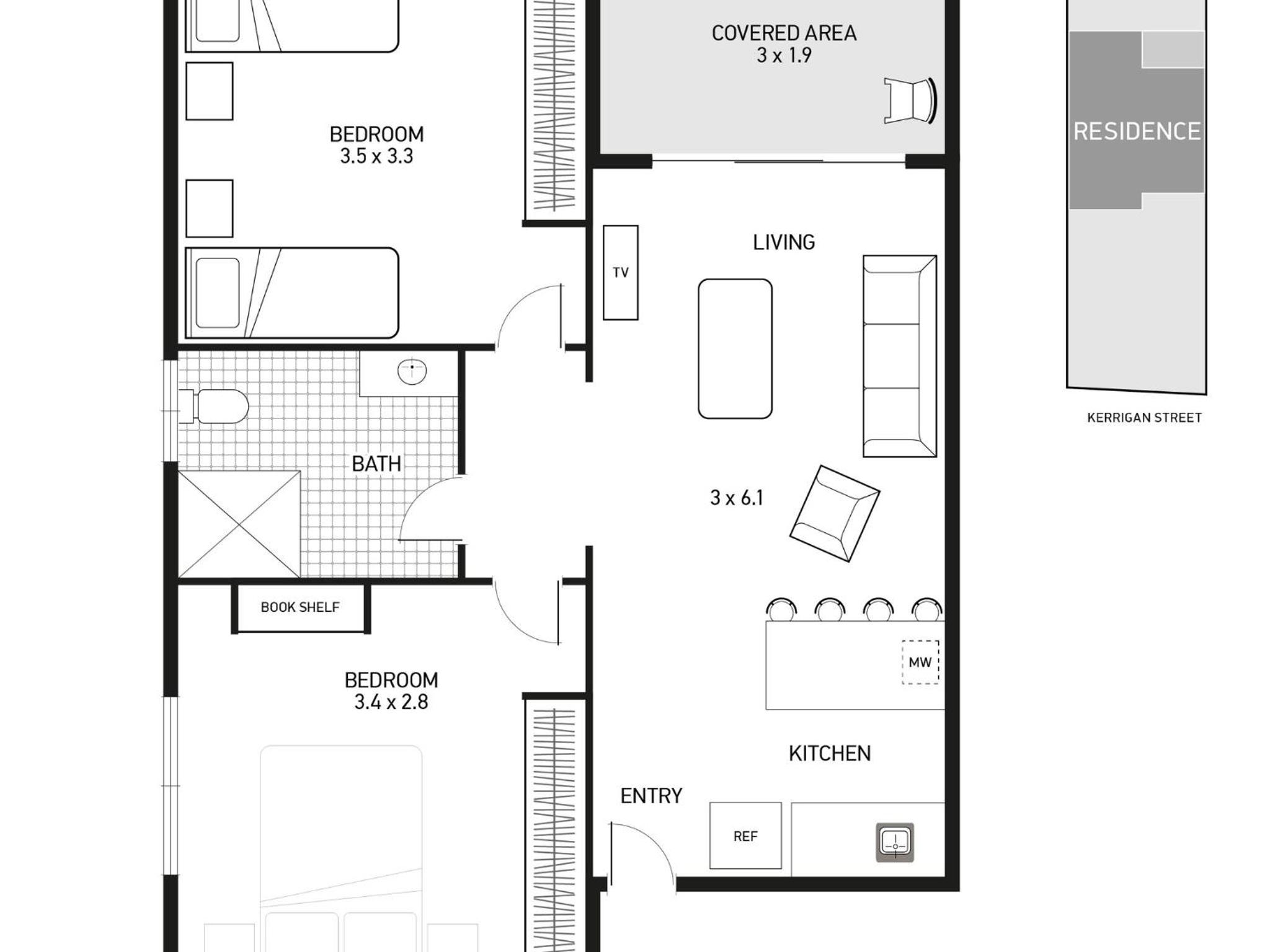 Matador Flat Pet Friendly Accommodation