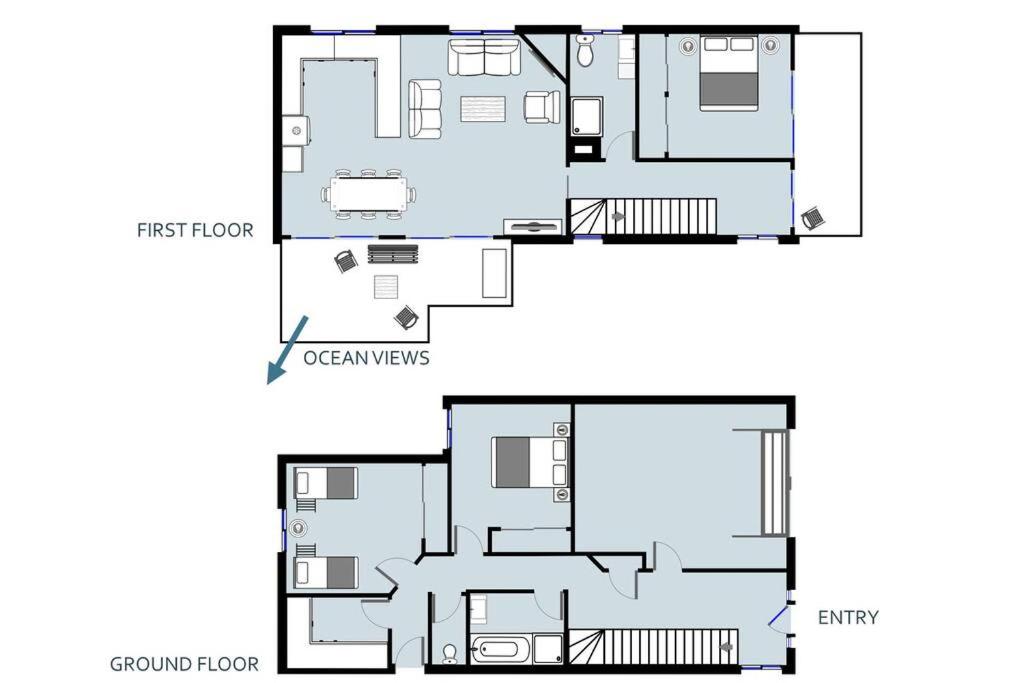 Beachside Bliss with Secure yard l Pet Friendly