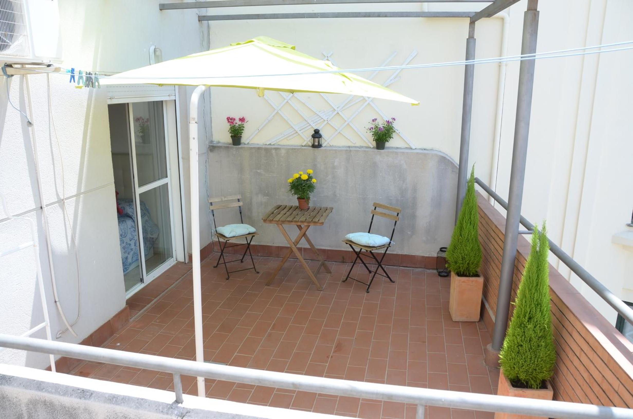 habitacion terraza centro malaga en Málaga