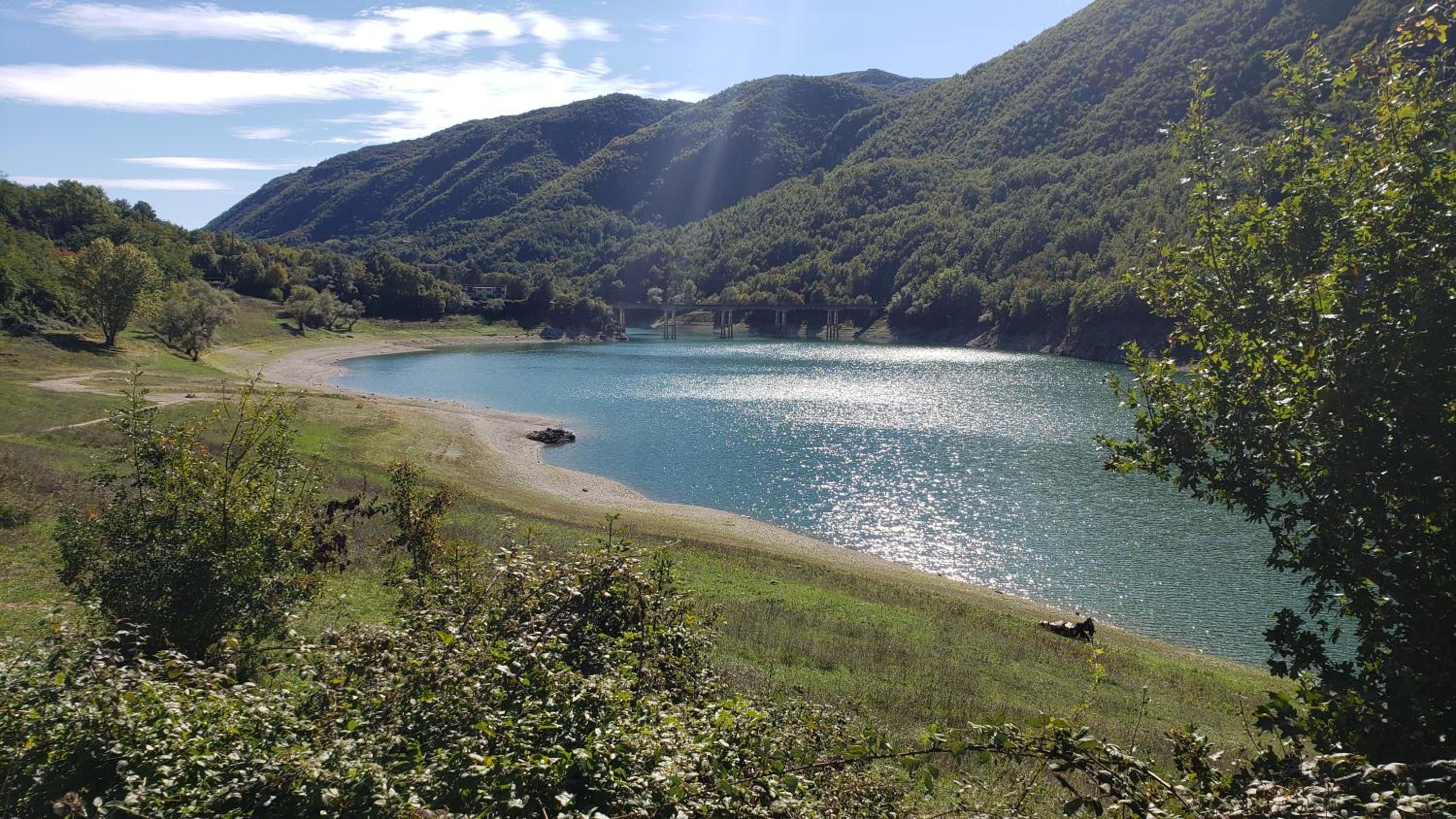 Village on the lake