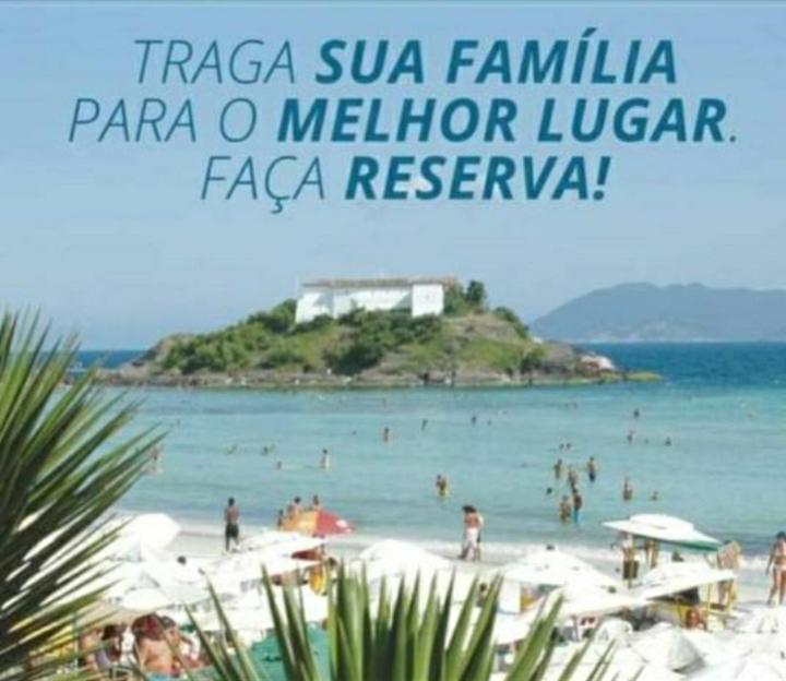 CABO FRIO PRAIA DO FORTE Lindo apt 03qt 300m da praia