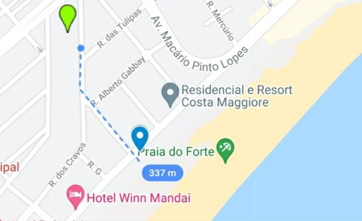 CABO FRIO PRAIA DO FORTE Lindo apt 03qt 300m da praia
