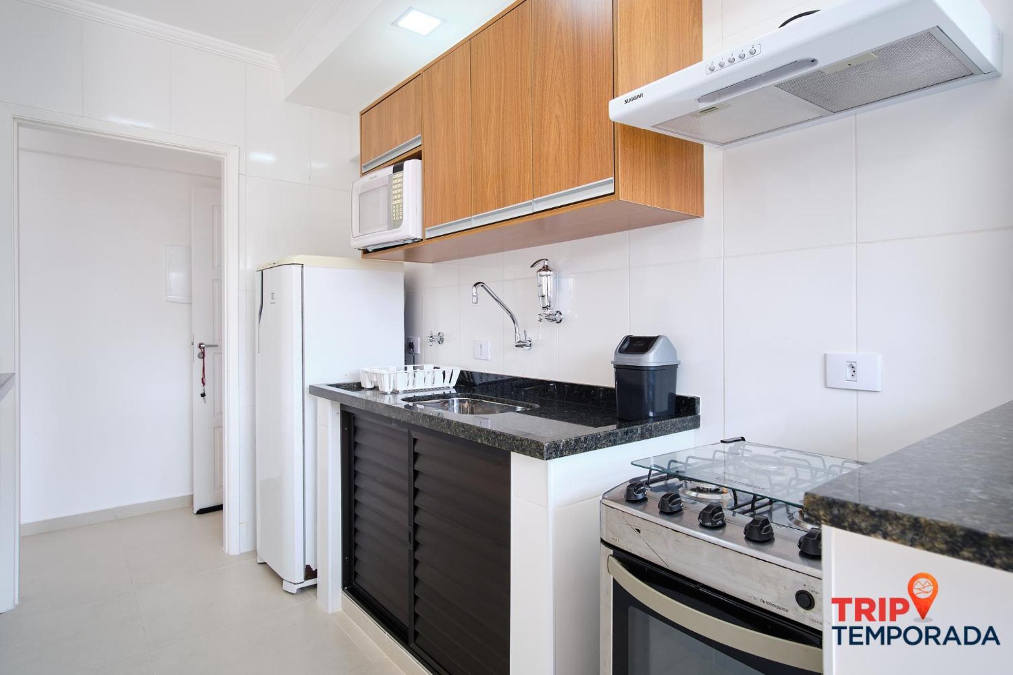 Apartamento com ar condicionado à 100 metros da praia - Edifício Ibiza view 5