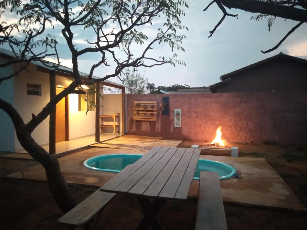outdoor BBQ area