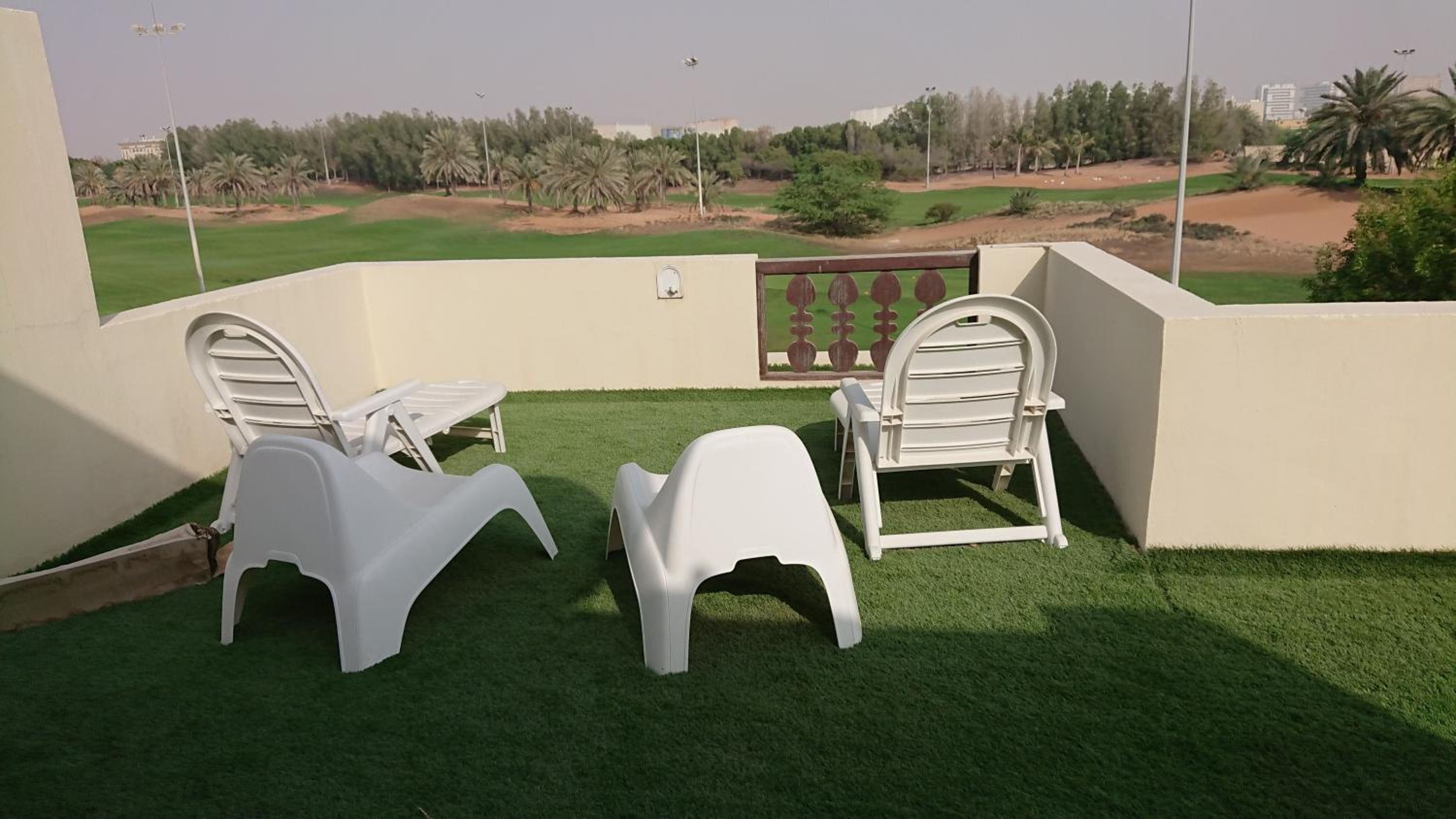 Spacious Villa Al Hamra Village with gulf and Golfcourseview with weekly and monthly stay offers