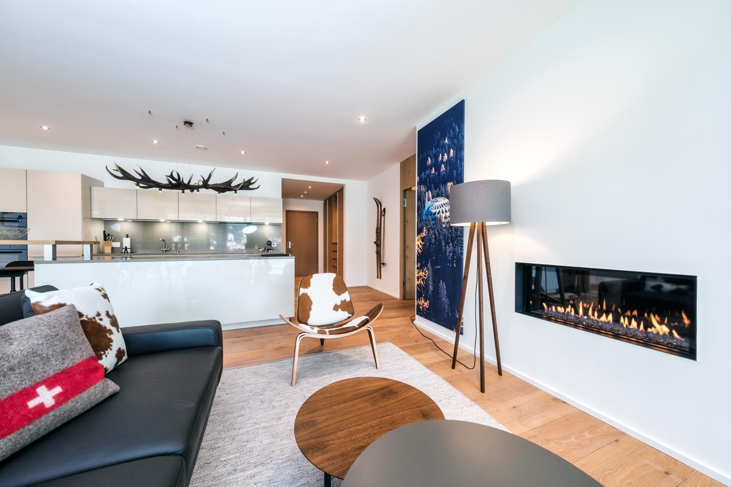 Luxury Davos Apt for 4 with Panorama Terrace & 5-star Hotel Spa Access view 4