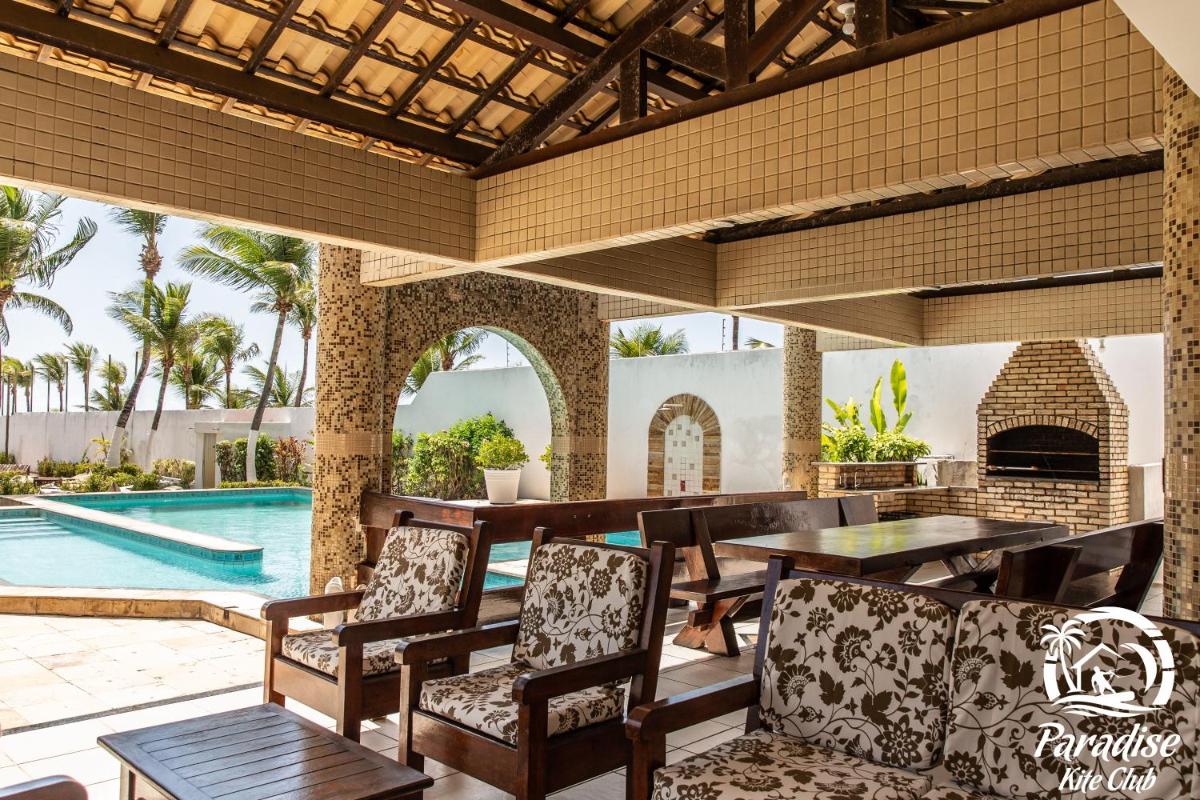 outdoor BBQ area