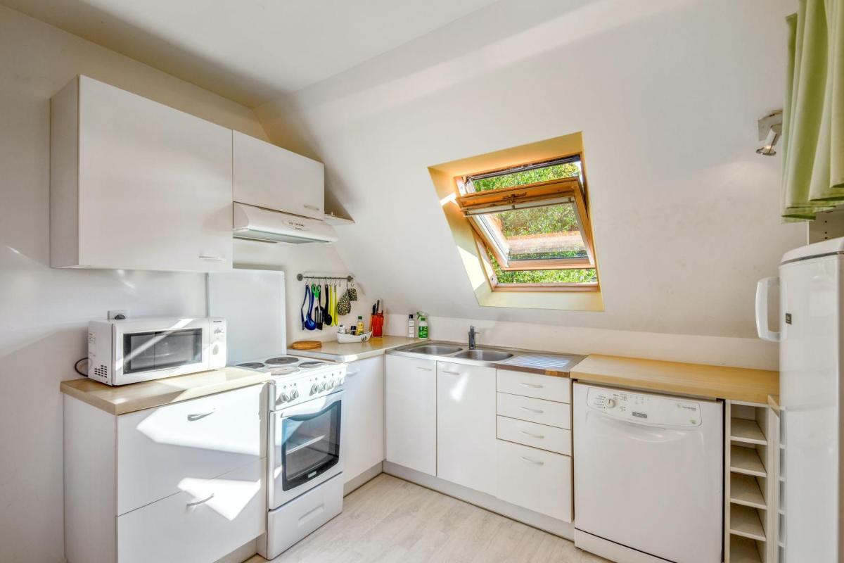 Appartement de 2 chambres avec vue sur la ville et jardin amenage a Arzon a 1 km de la plage