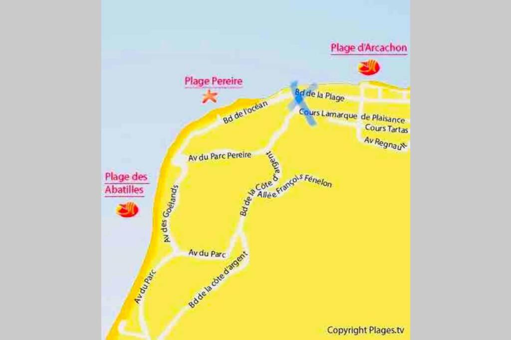 Bel appartement bord de mer 4 pers Arcachon centre