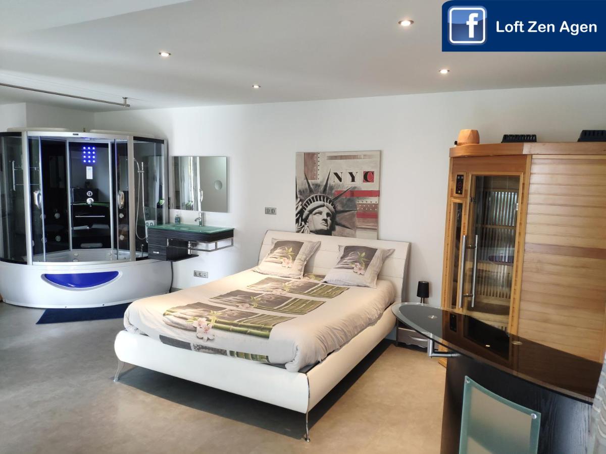 Loft Zen SPA Balneo Parking Sauna Hammam Billard view 2