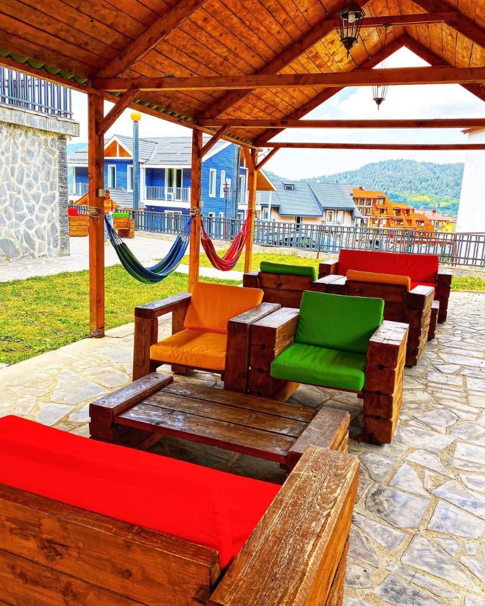 outdoor BBQ area