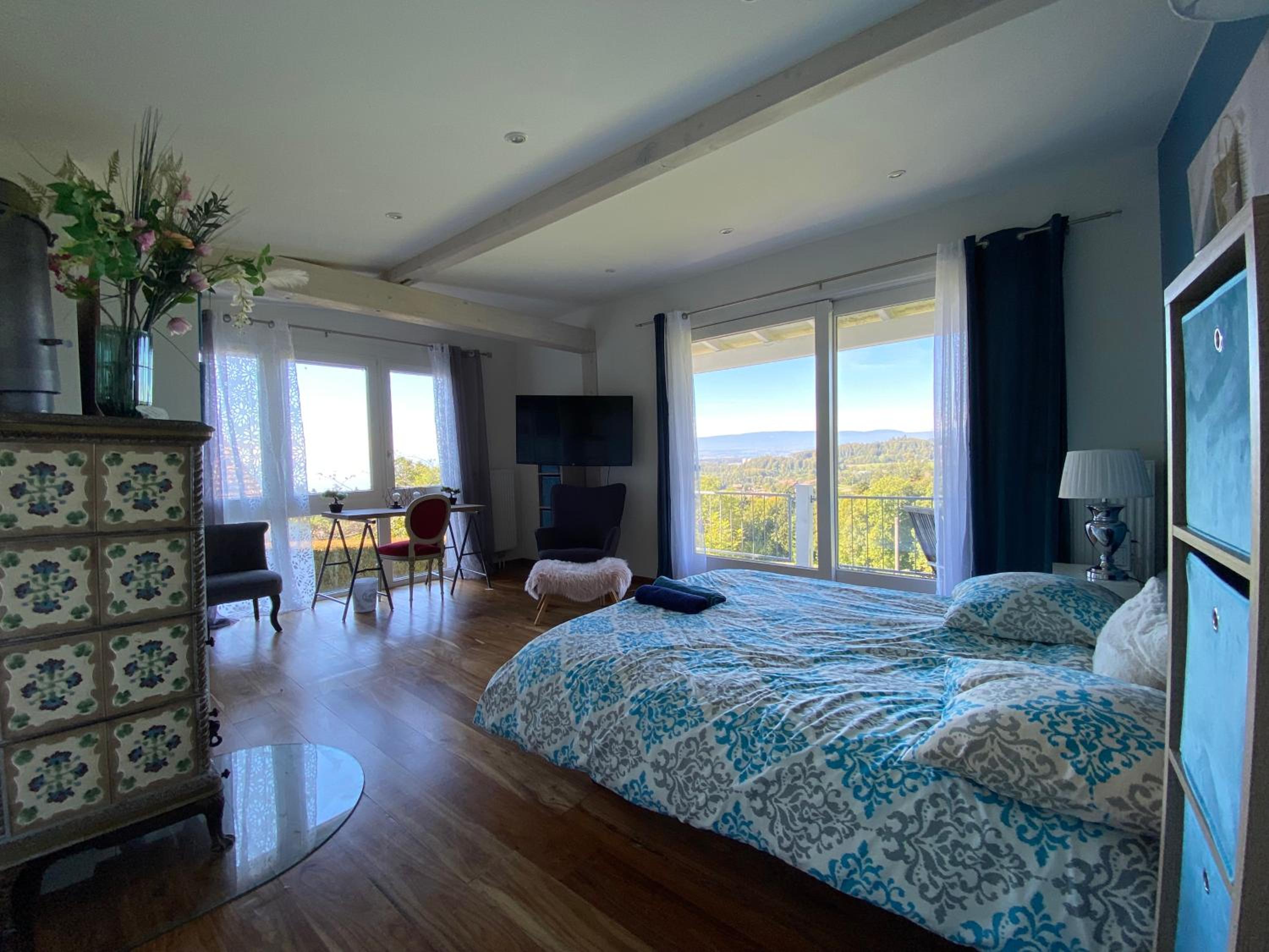 Petite maison à l'orée des bois vue magnifique sur le lac zenitude et plénitude