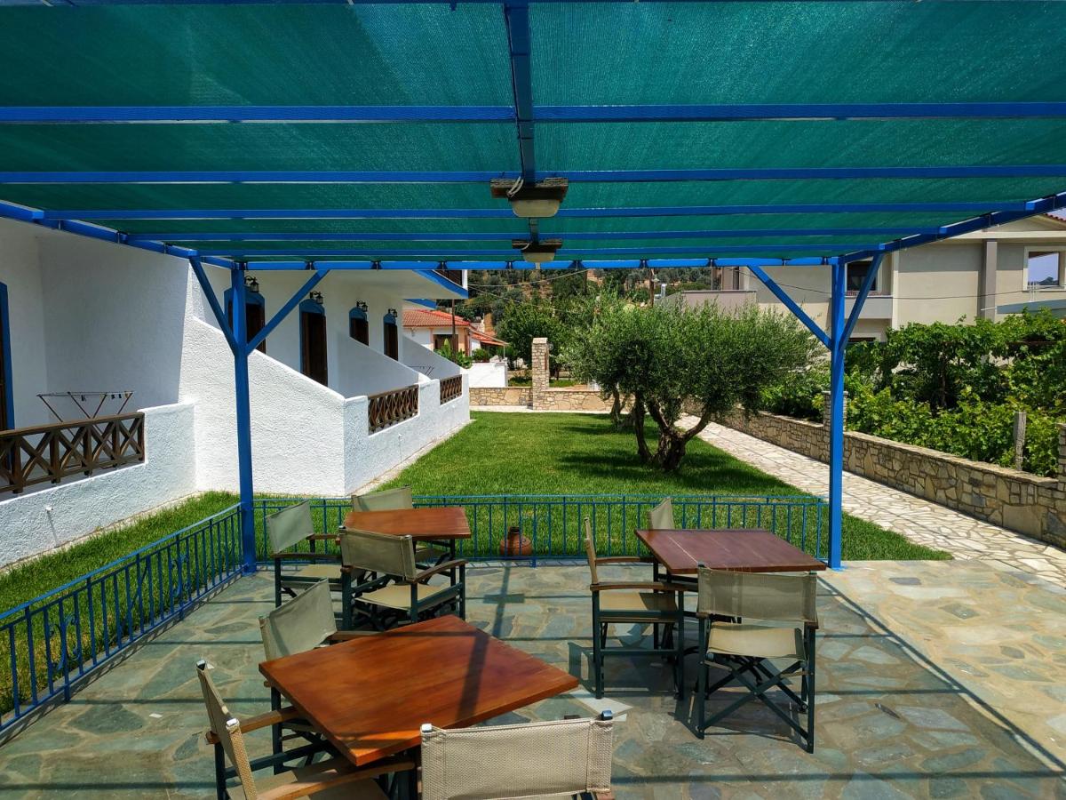 outdoor BBQ area