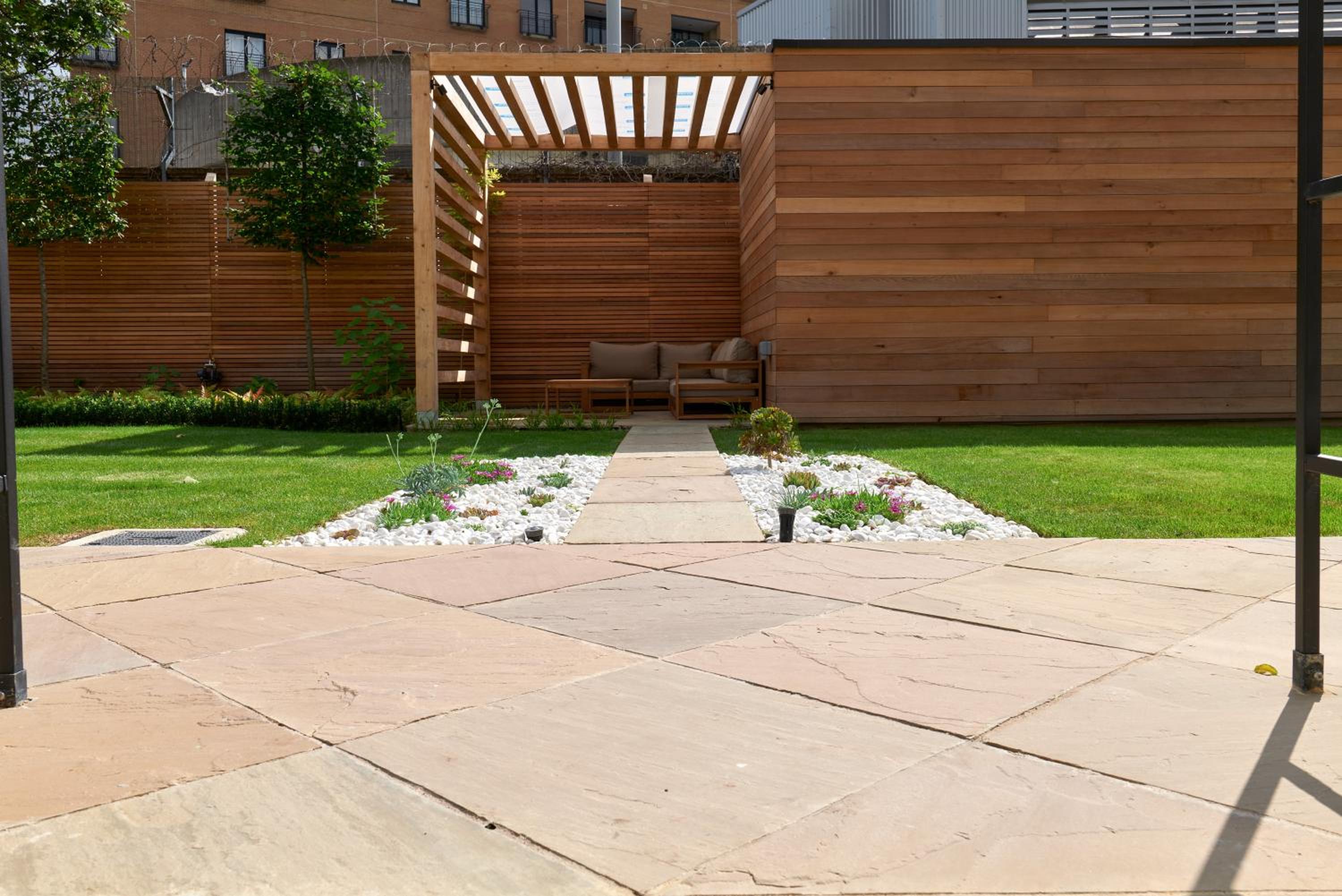 outdoor bbq area