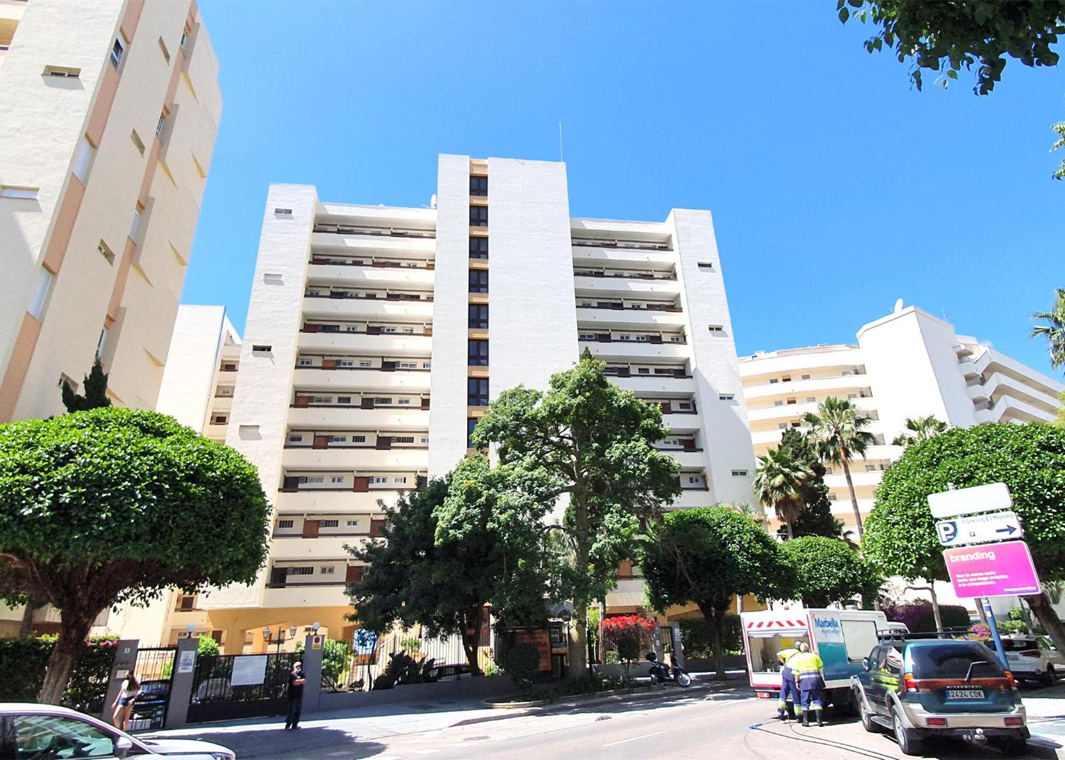 Beachfront Studio Apartment Marbella center Neptuno building Tenth Floor view 5