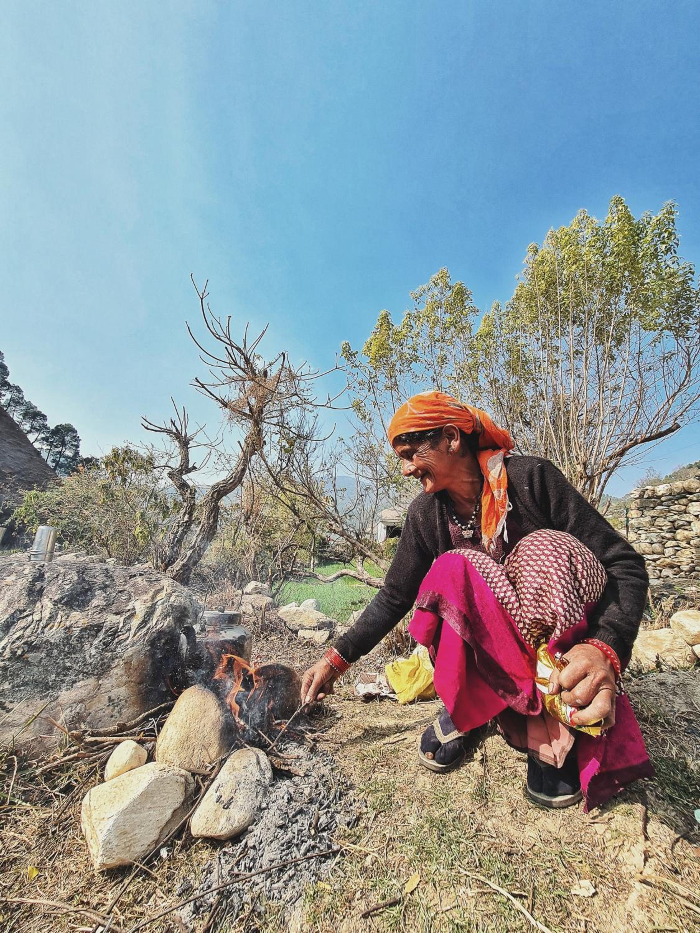 Sharda Stay's Binsar Himalayas view 2