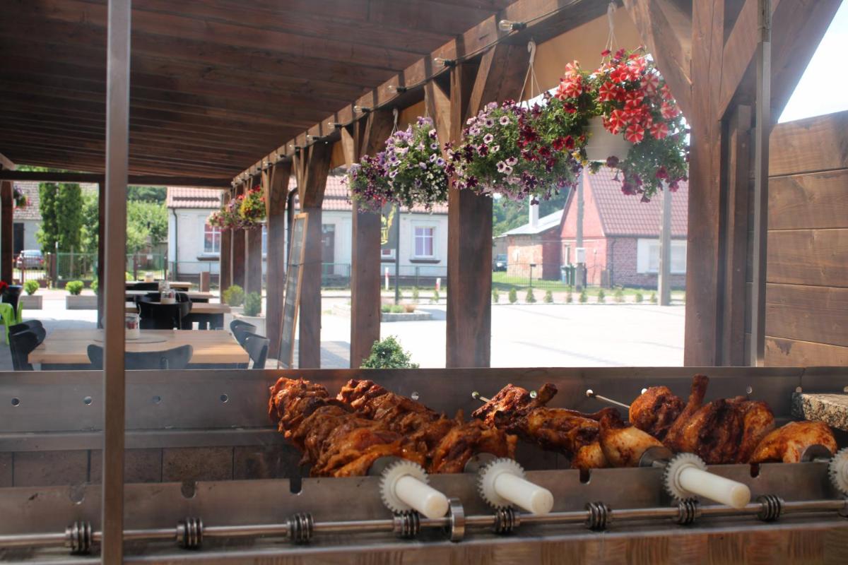 outdoor BBQ area