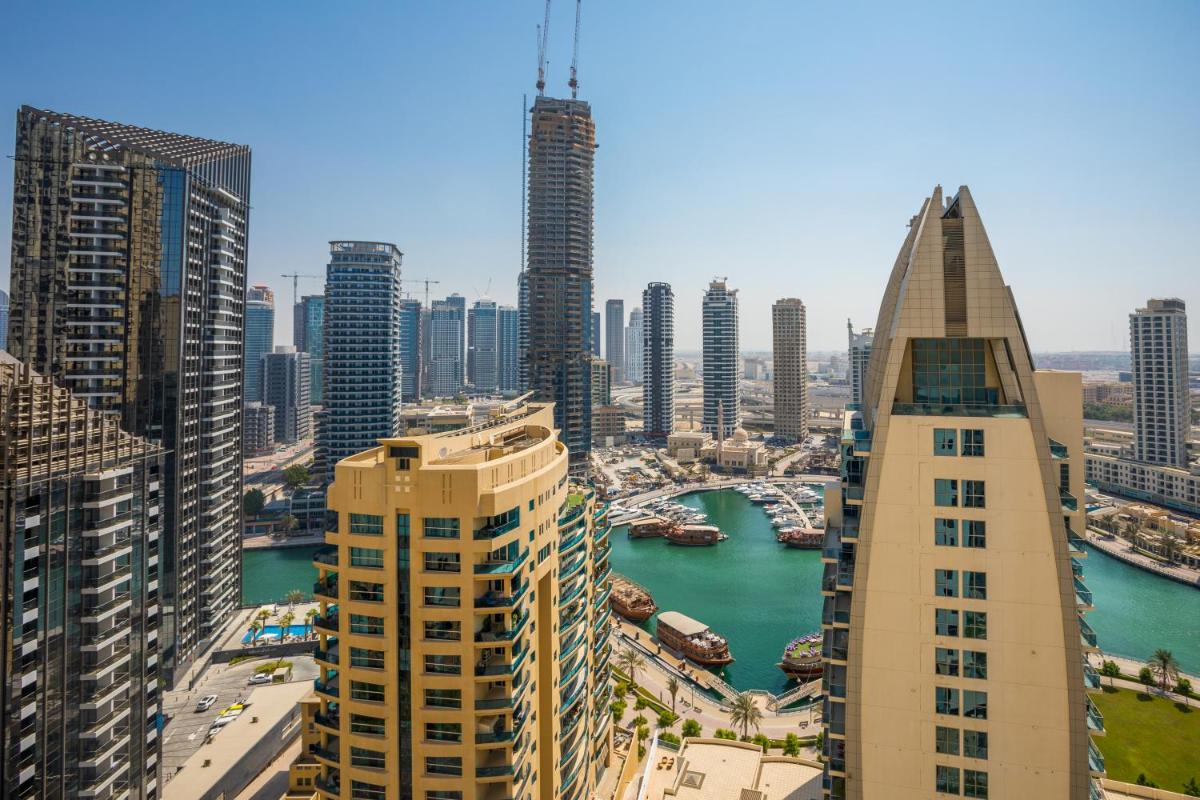 JBR, 2-bedroom, next to beach, full marina view